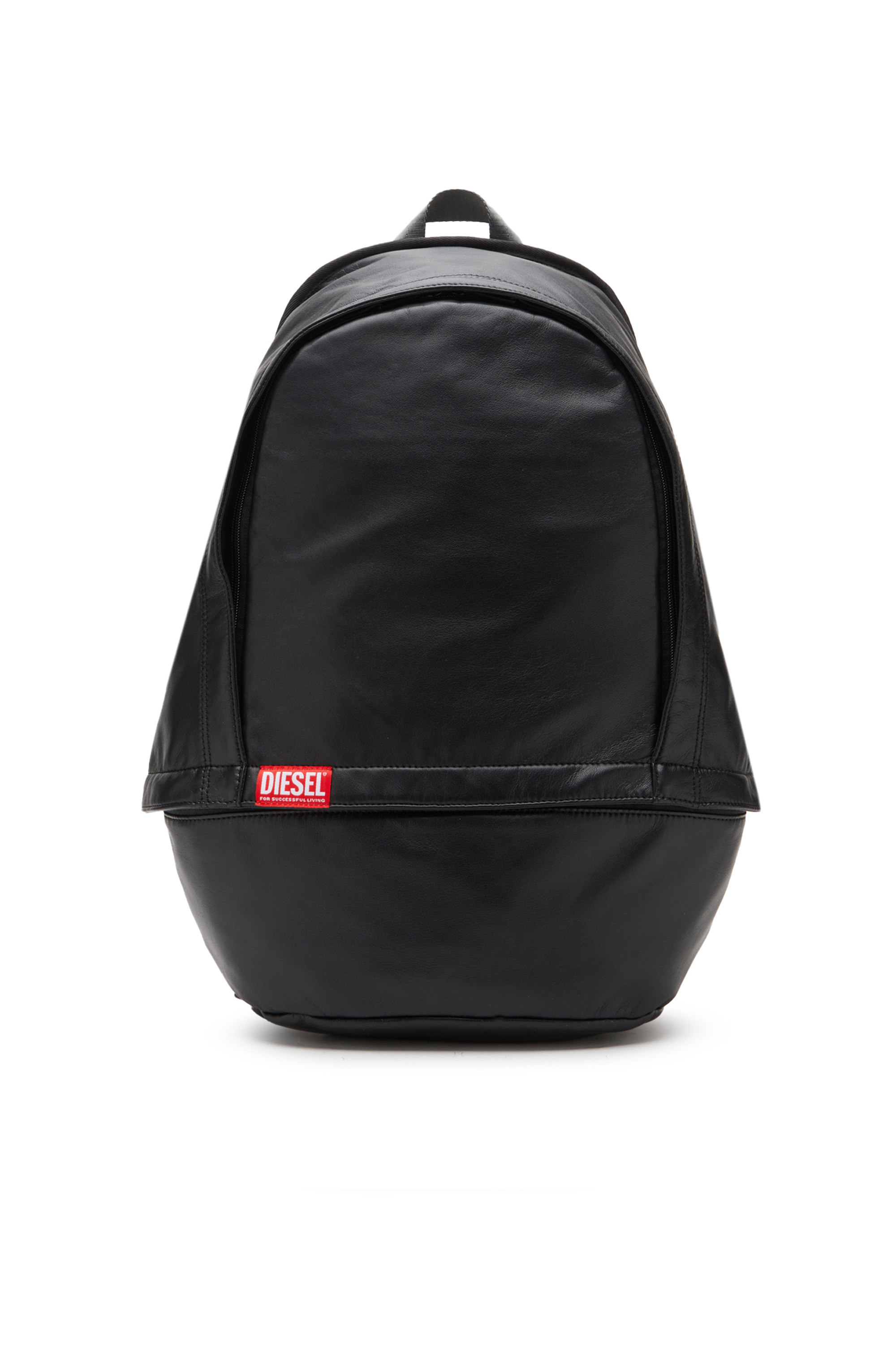 Diesel - RAVE BACKPACK X, Unisex's Rave Backpack X - Backpack in nappa leather in Black - 1