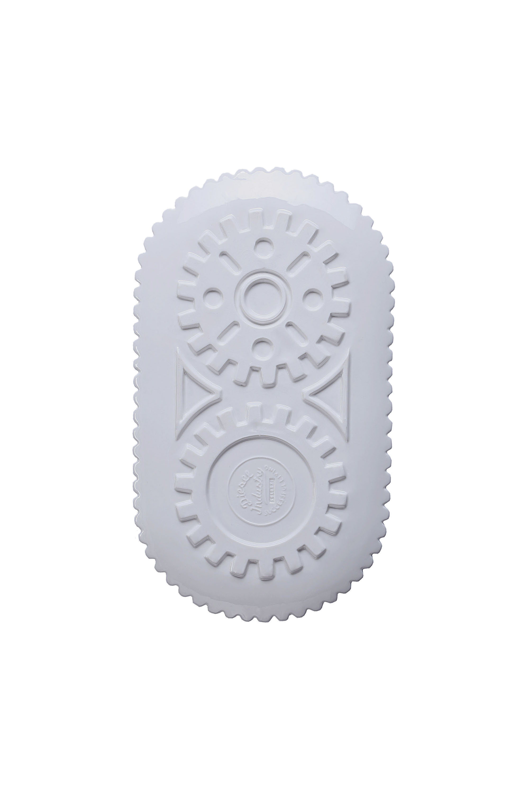 Diesel - 10917 MACHINE COLLEC, Unisex's Oval porcelain serving tray in White - 2