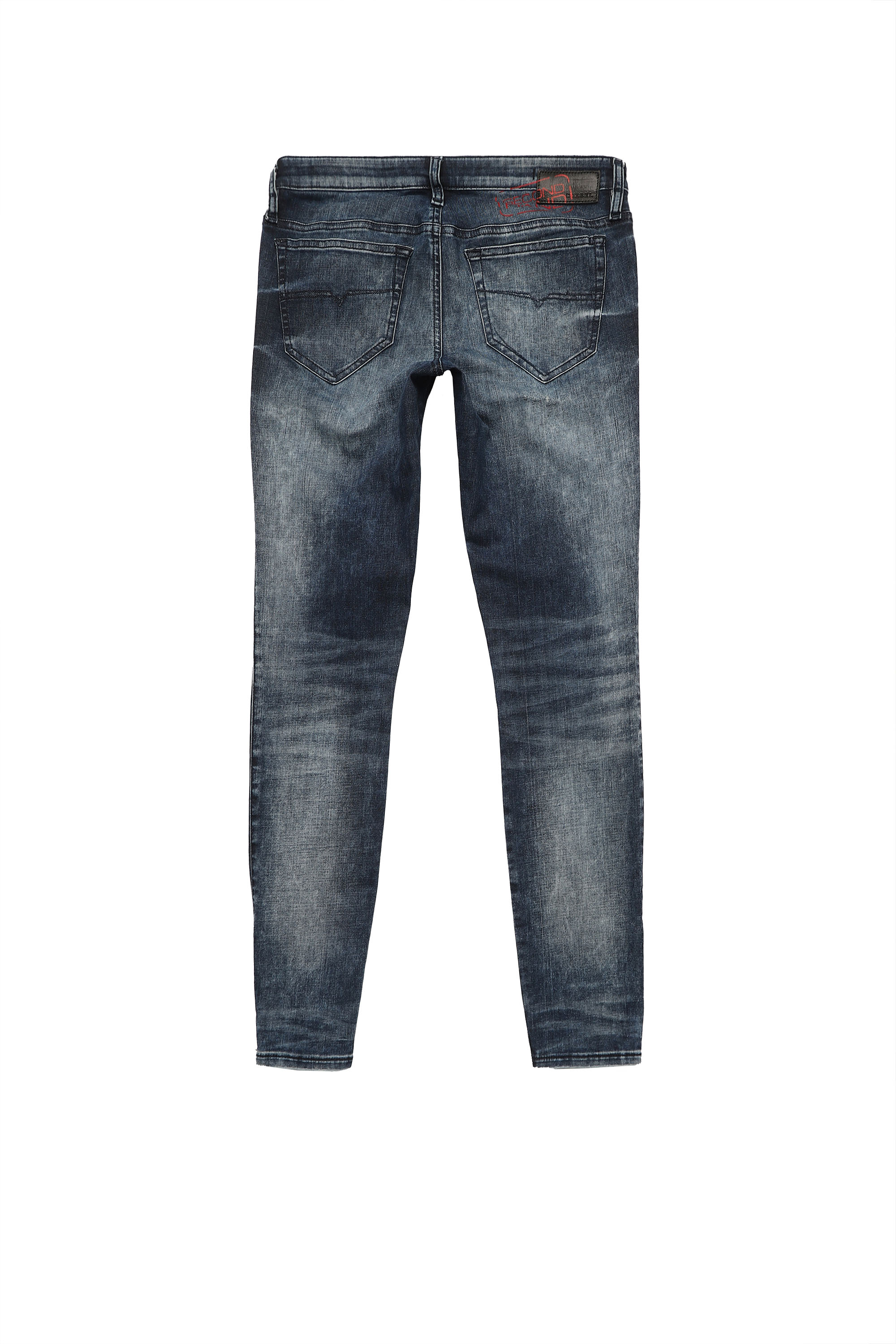 Diesel - SKINZEE-LOW-ZIP, Woman's Diesel Woman - Jeans Dark blue in Dark Blue - 2