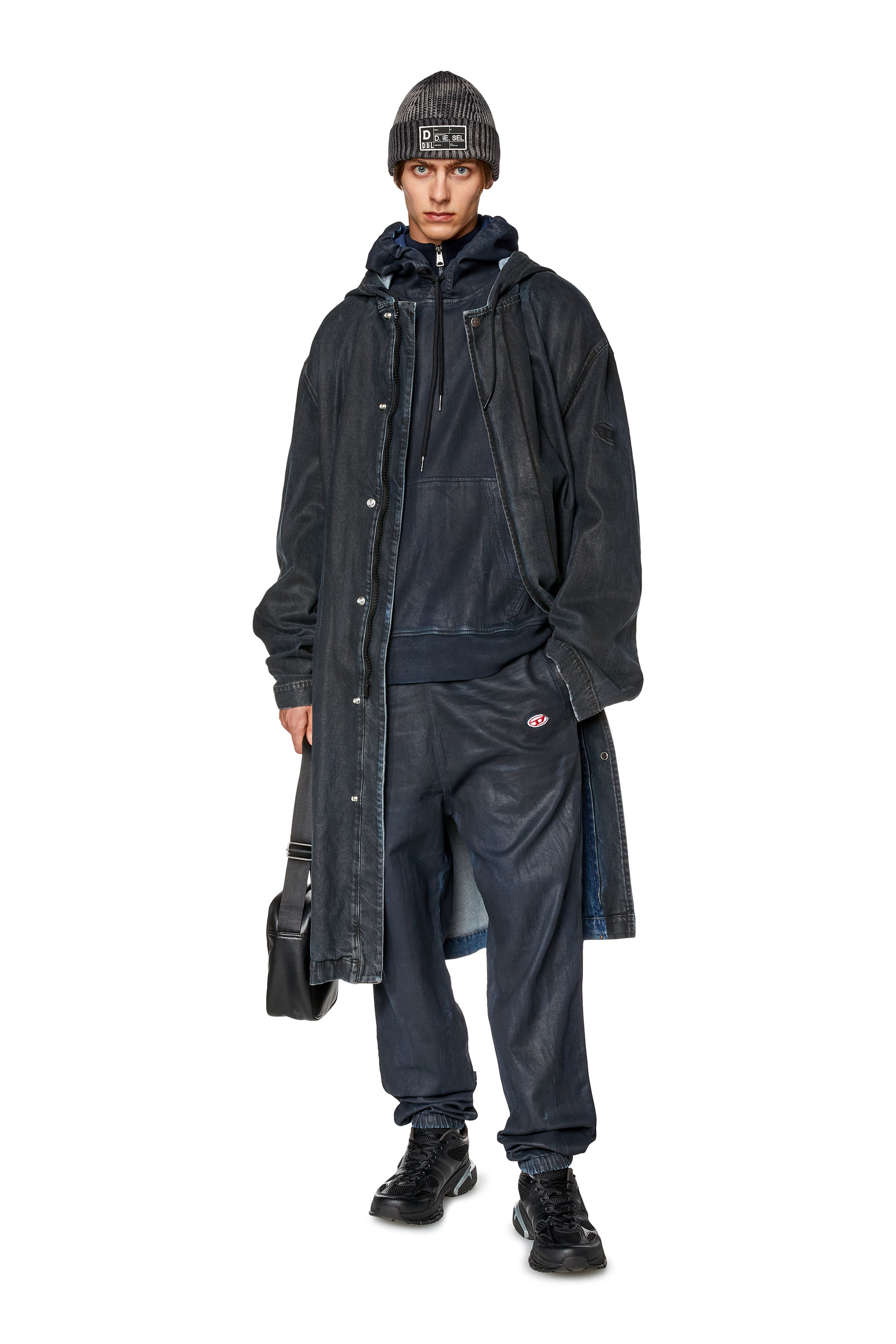 Diesel - Unisex's Tapered D-Lab Track Denim 09H05, Dark Blue - 2