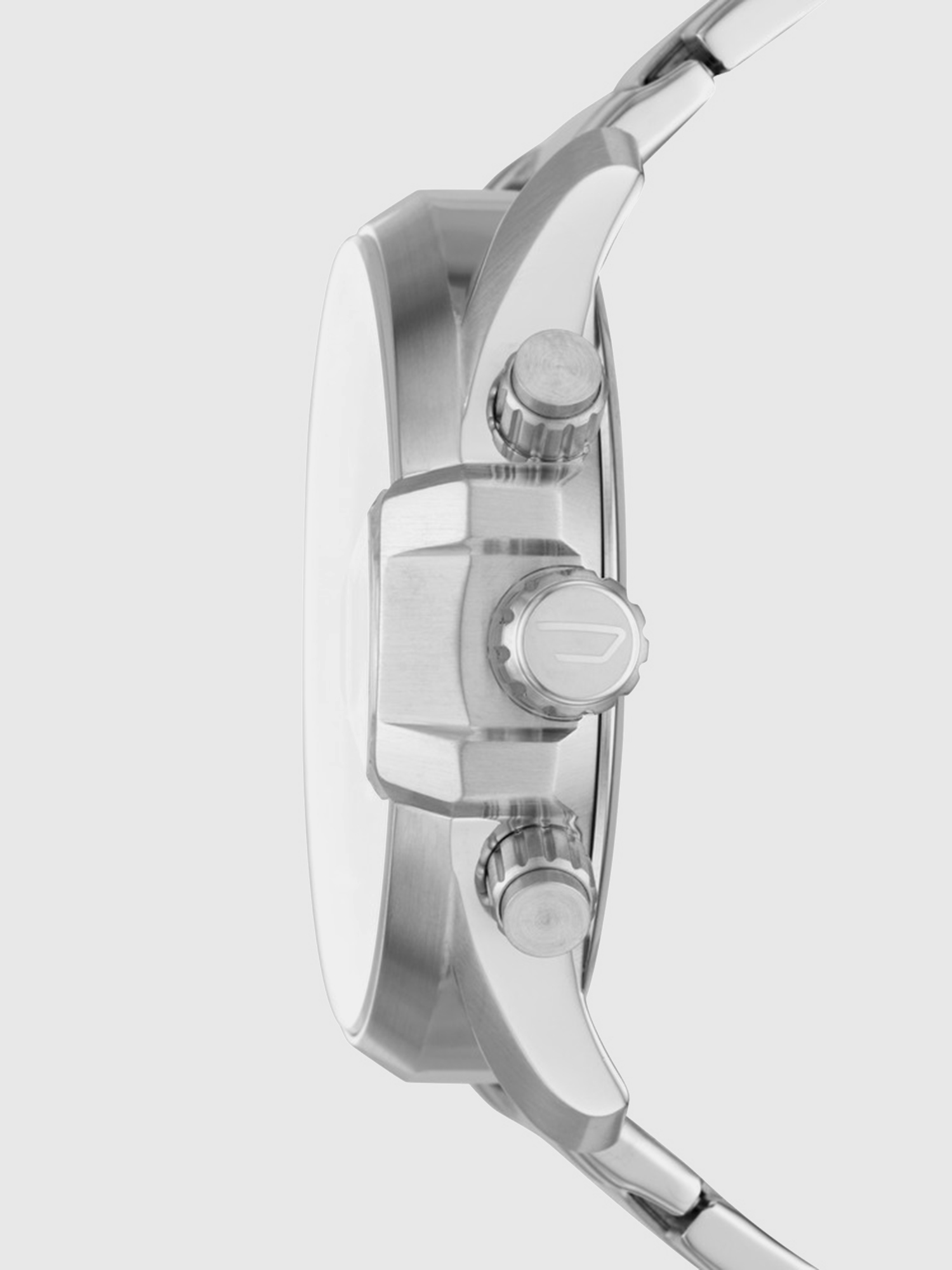 Diesel - DZ4473, Man's Silver-tone watch with steel case, 47 mm in Silver - 2