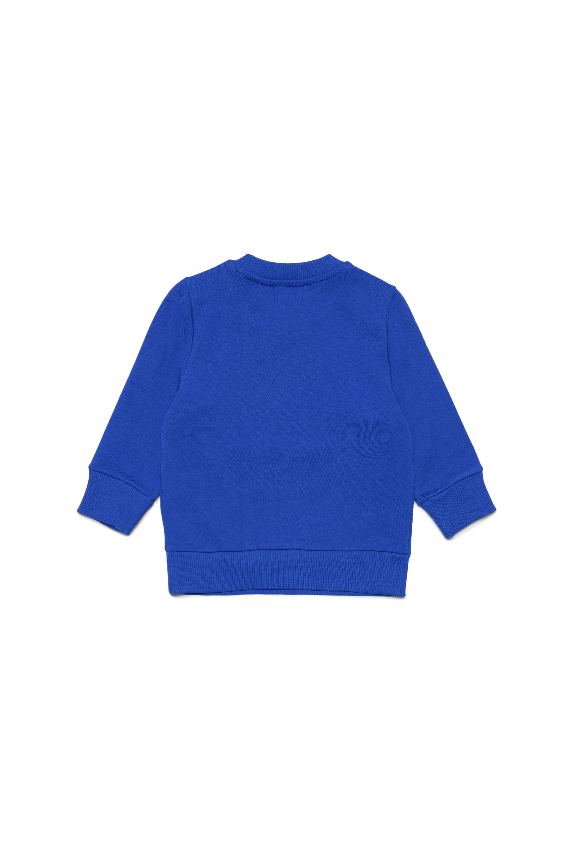 Diesel - SALTB, Man's Sweatshirt with tri-colour logo in Dark Blue - 2