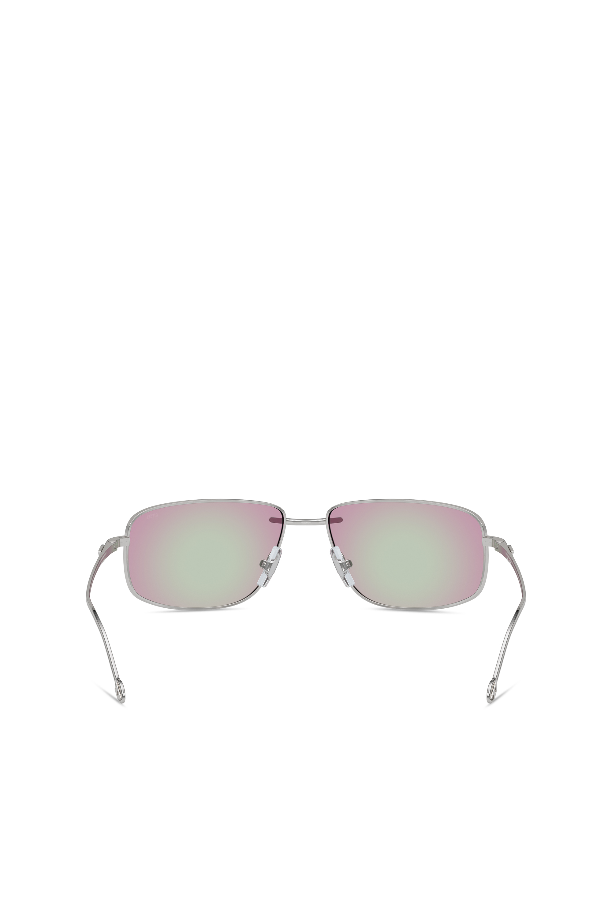 Diesel - 0DL1005, Unisex's Racer shape sunglasses in metal in Bubble - 4