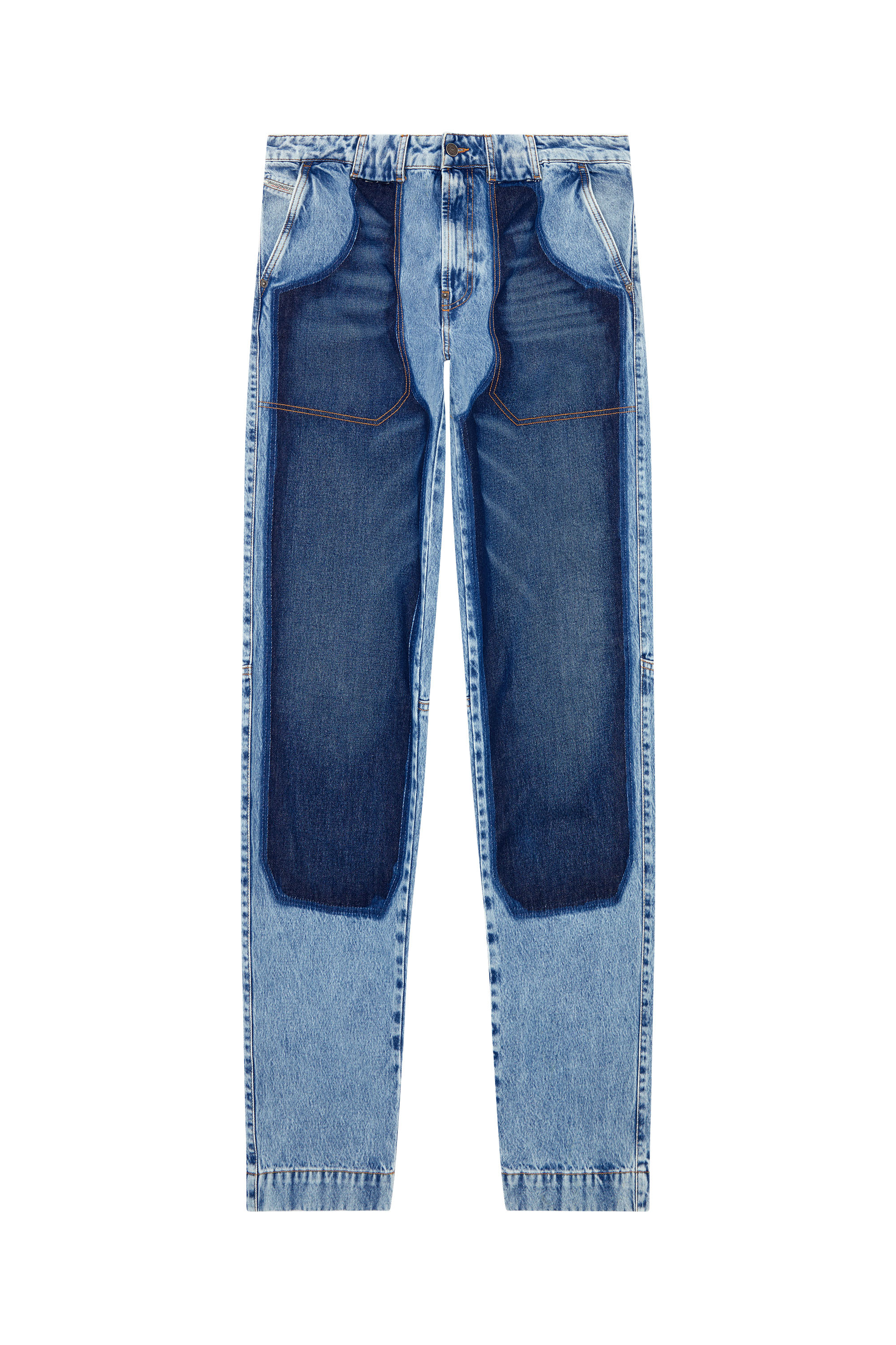 Diesel - Man's Relaxed Jeans D-P-5-D 0GHAW, Light Blue - 3