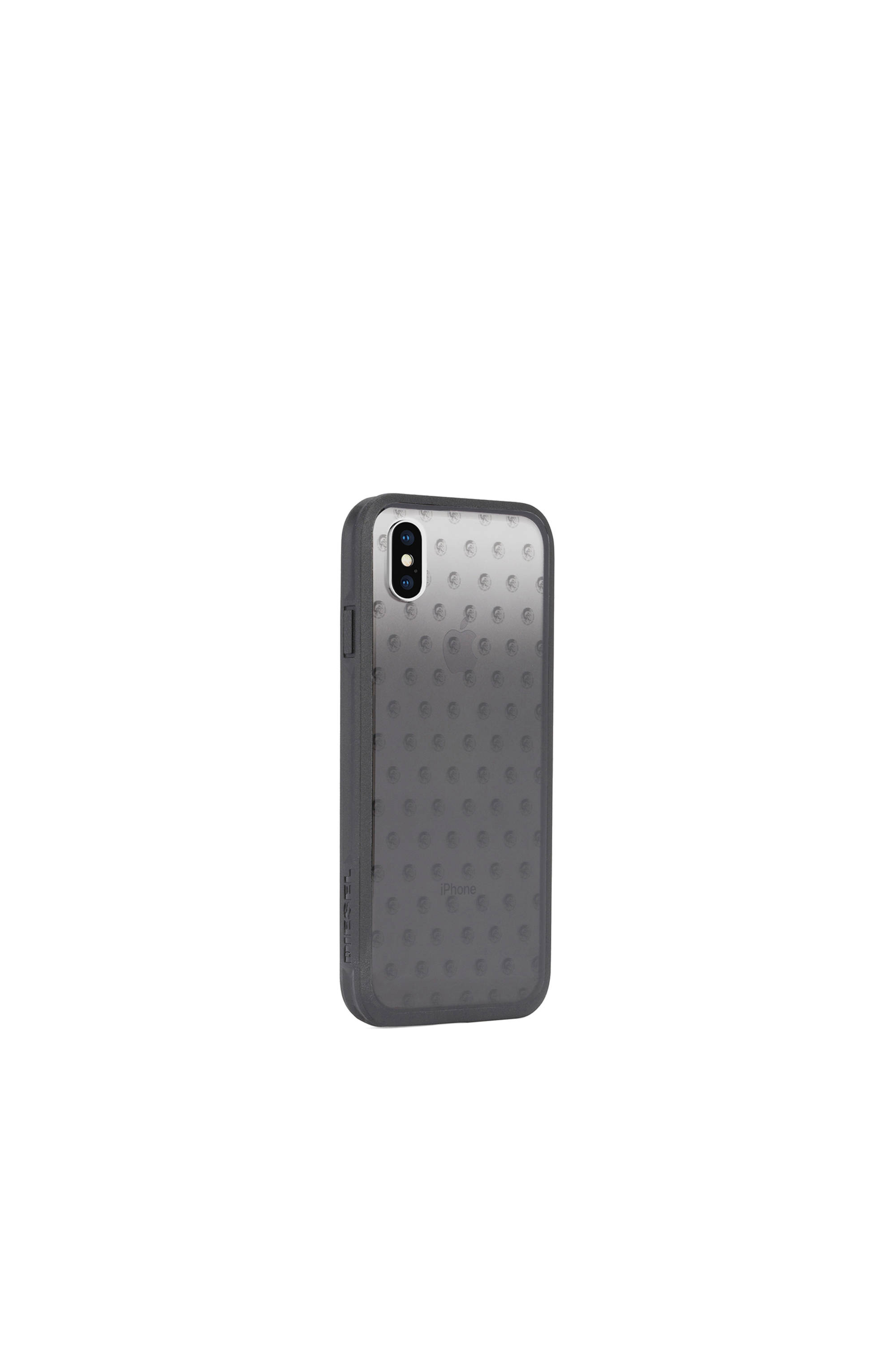 Diesel - MOHICAN HEAD DOTS BLACK IPHONE X CASE, Unisex's Resin case with mohican head dots, iPhone X in Black/Grey - 4