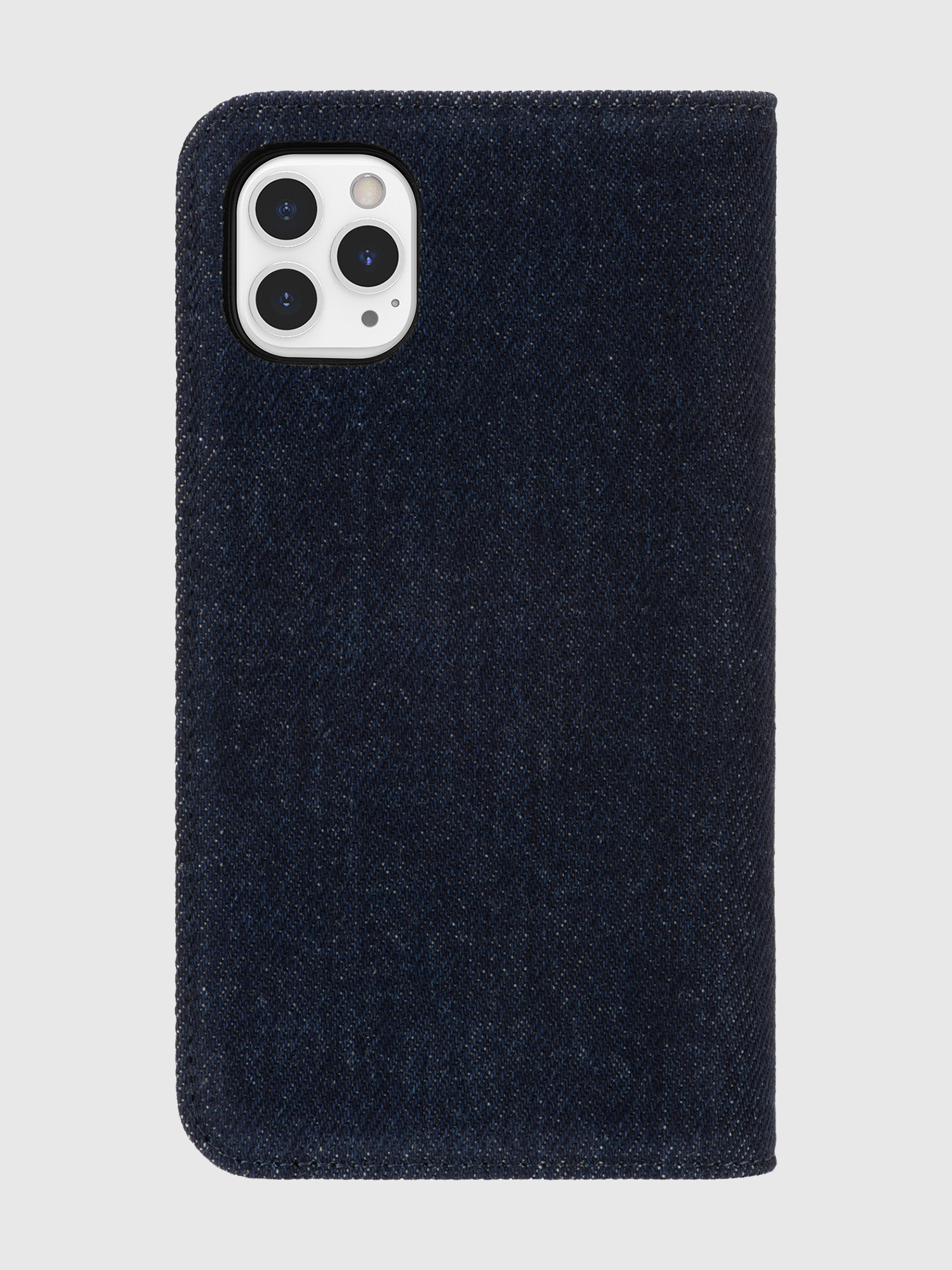 Diesel - DIPH-039-DENVL, Unisex's 2-in-1 folio case for iPhone 11 Pro Max in Blue Jeans - 3