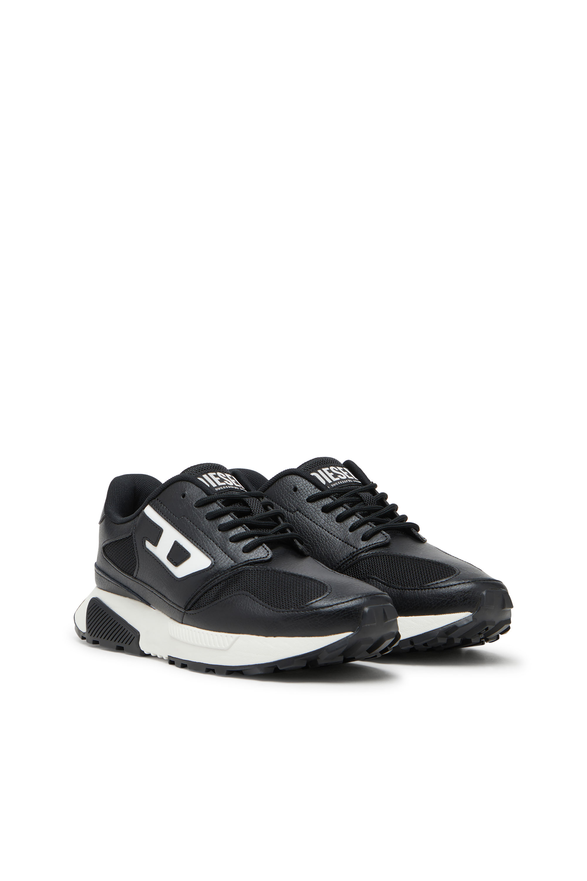 Diesel - S-TAME-D RUNNING W, Woman's S-Tame-D-Sneakers in mesh and PU in Black - 2