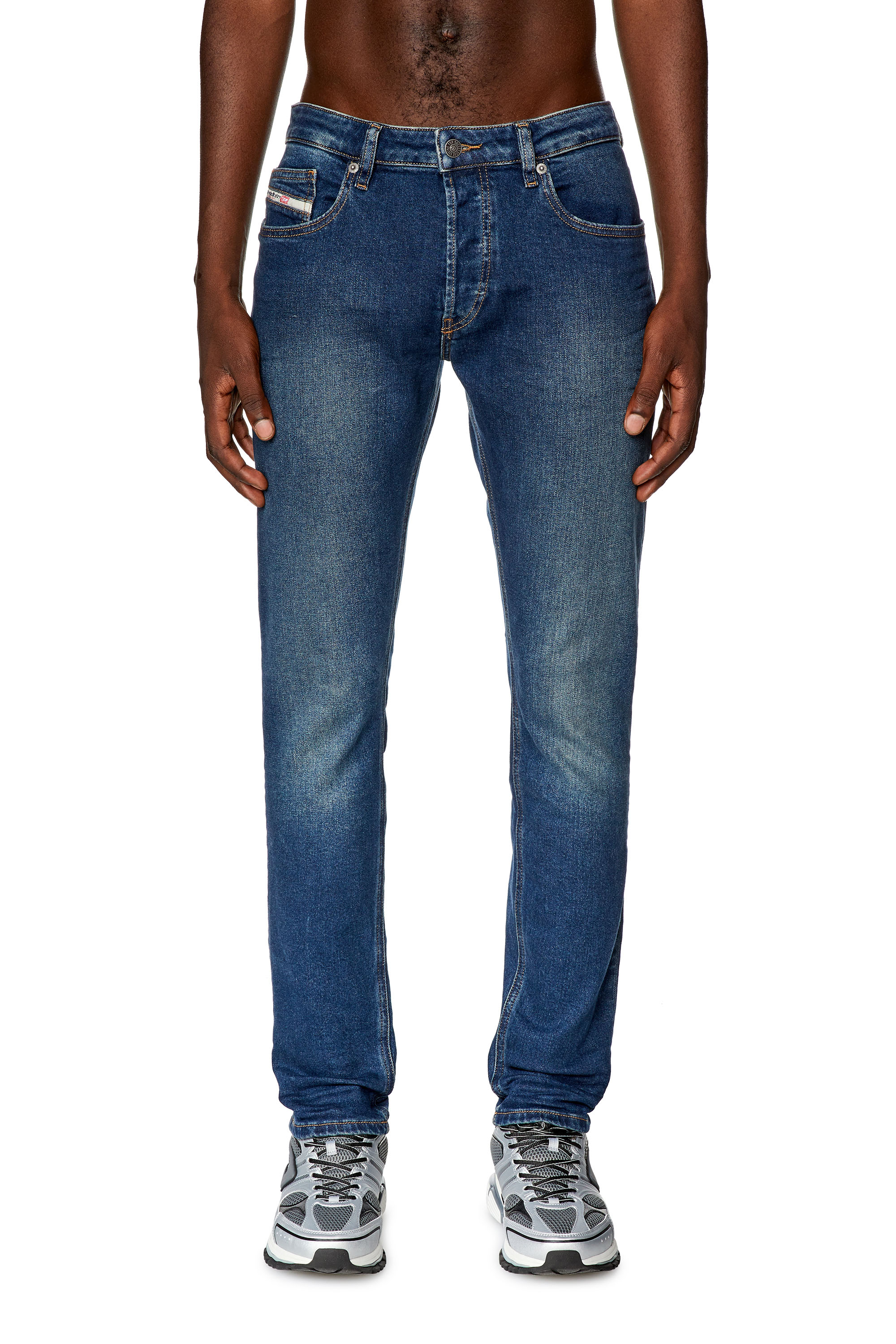 Diesel - Slim Jeans D-Luster 0EKAV, Man's Slim Jeans - D-Luster in Dark Blue - 1