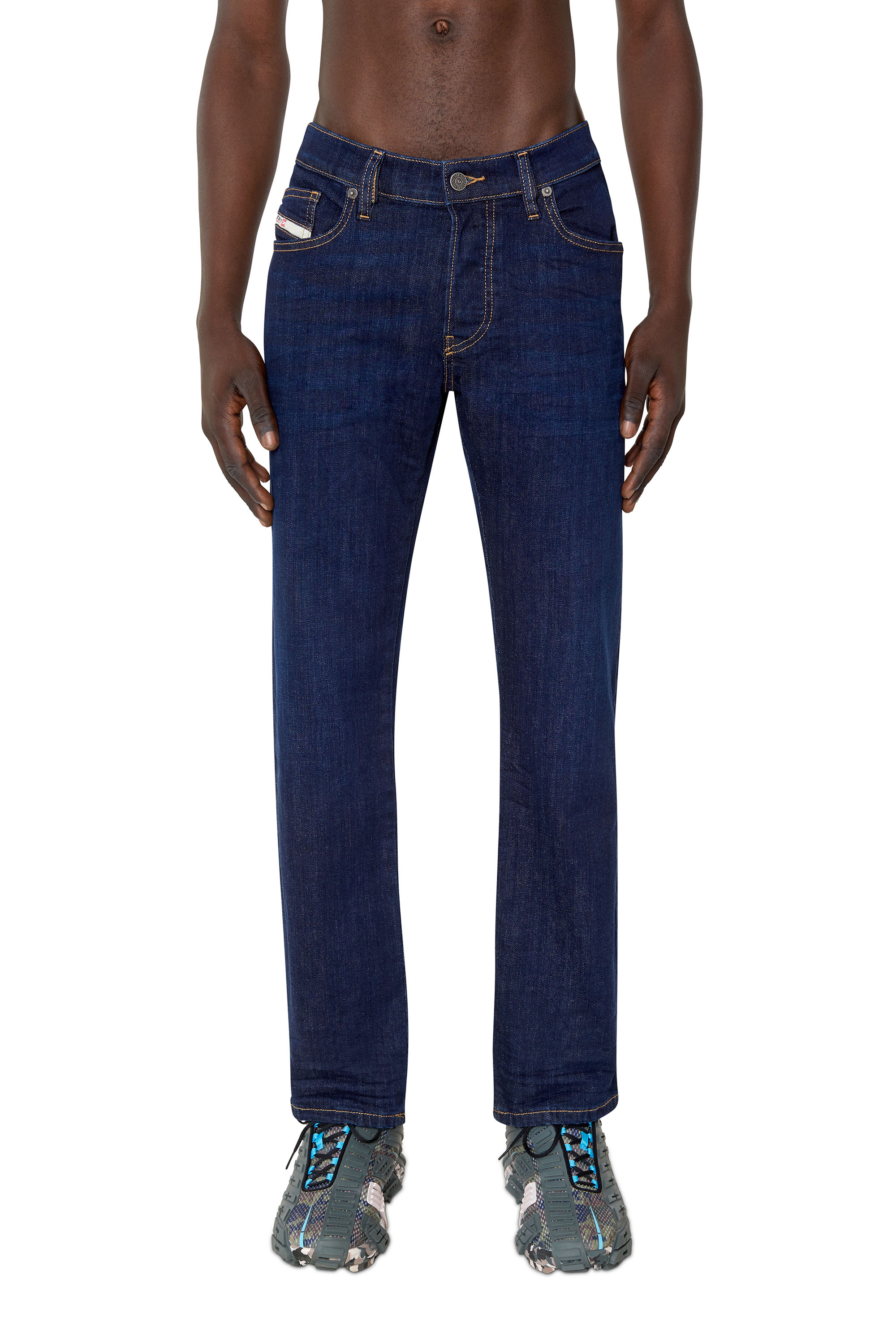 Diesel - Straight Jeans D-Mihtry 0IHAQ, Man's Straight Jeans - D-Mihtry in Dark Blue - 1