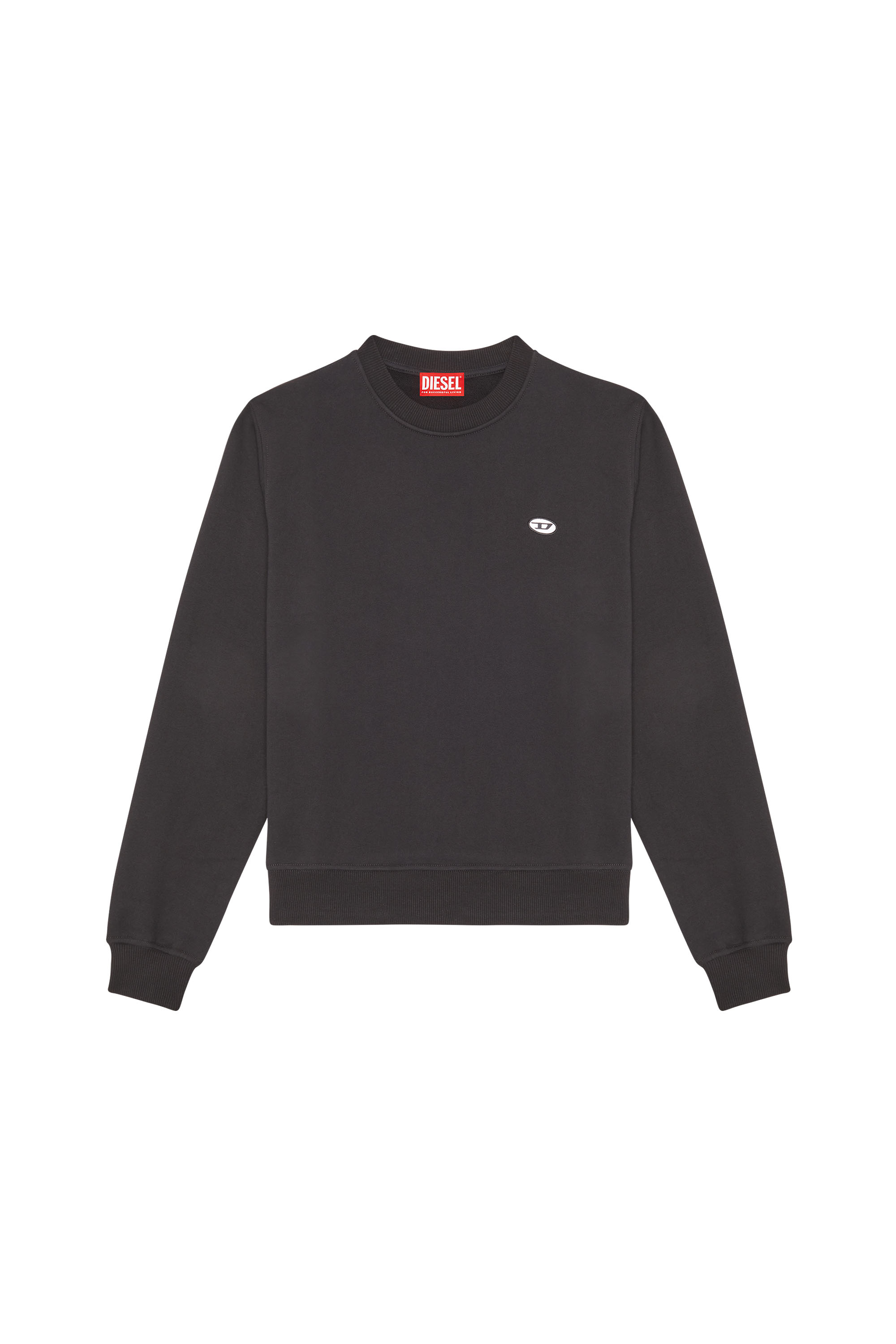 Diesel - F-REGGY-DOVAL-PJ, Woman's Sweatshirt with logo patch in Black - 3
