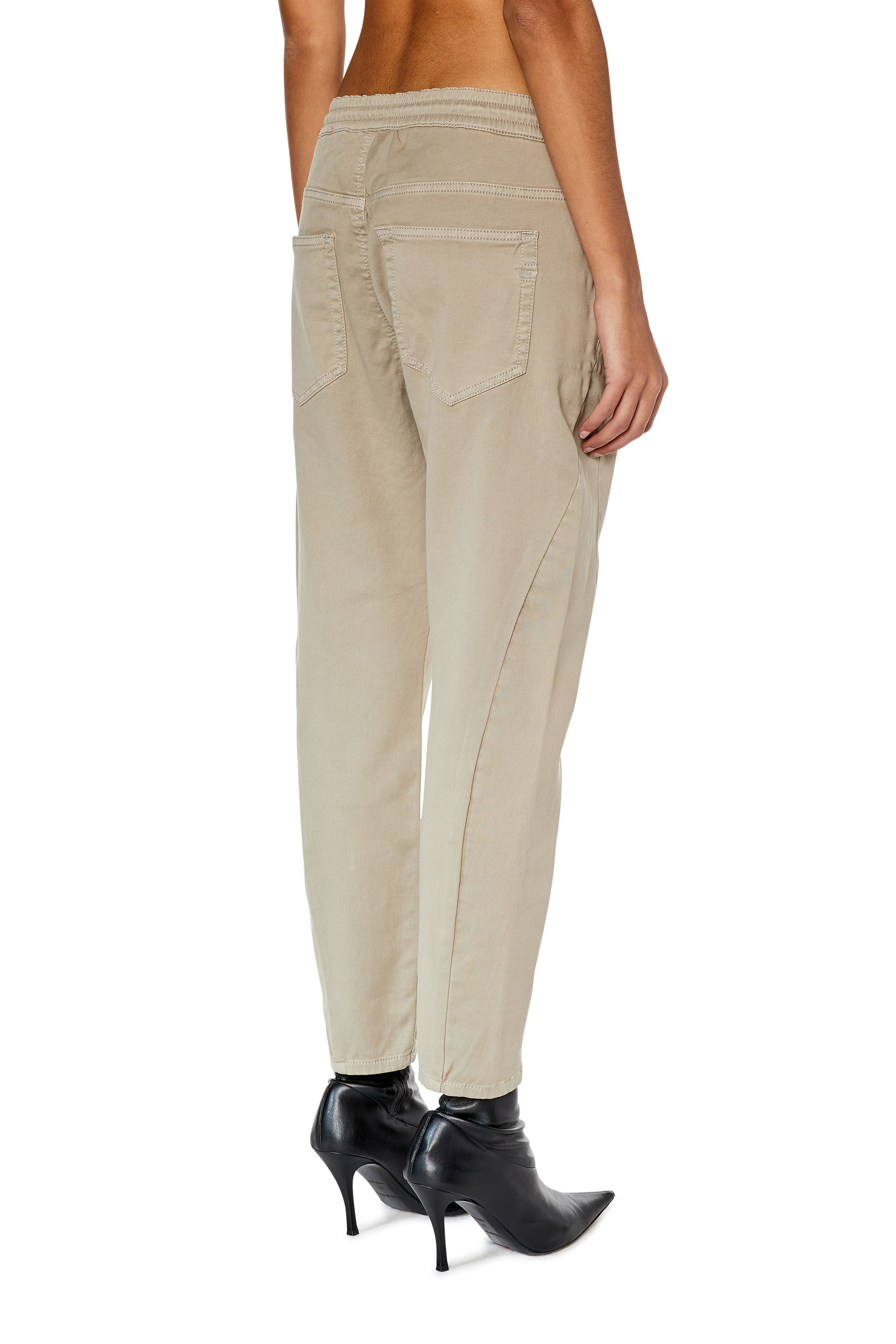 Diesel - Boyfriend 2041 D-Fayza Joggjeans® 068DY, Woman's Boyfriend 2041 D-Fayza Joggjeans® in Beige - 4
