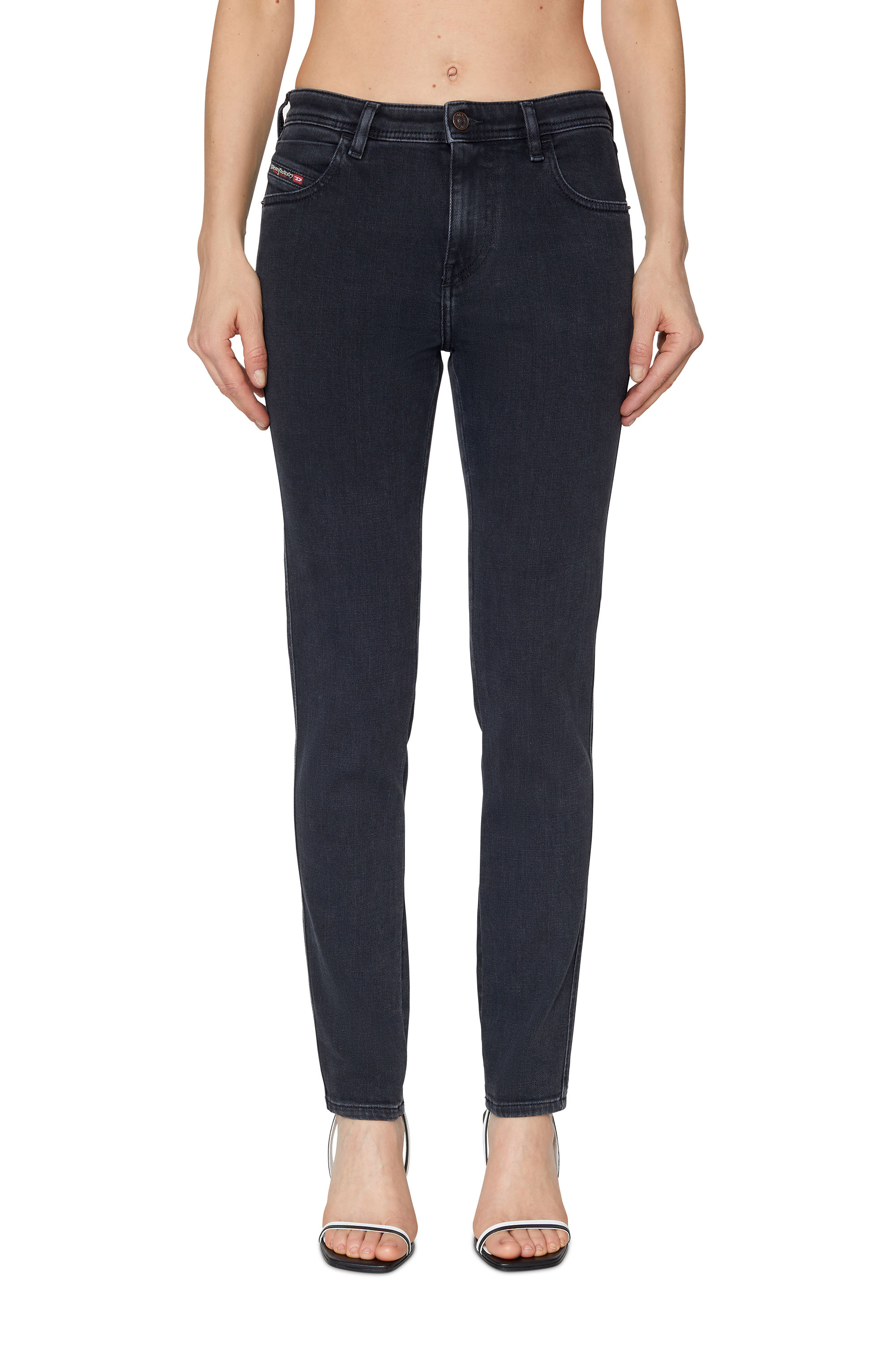 Diesel - Woman's Skinny Jeans 2015 Babhila Z870G, Black/Dark grey - 1