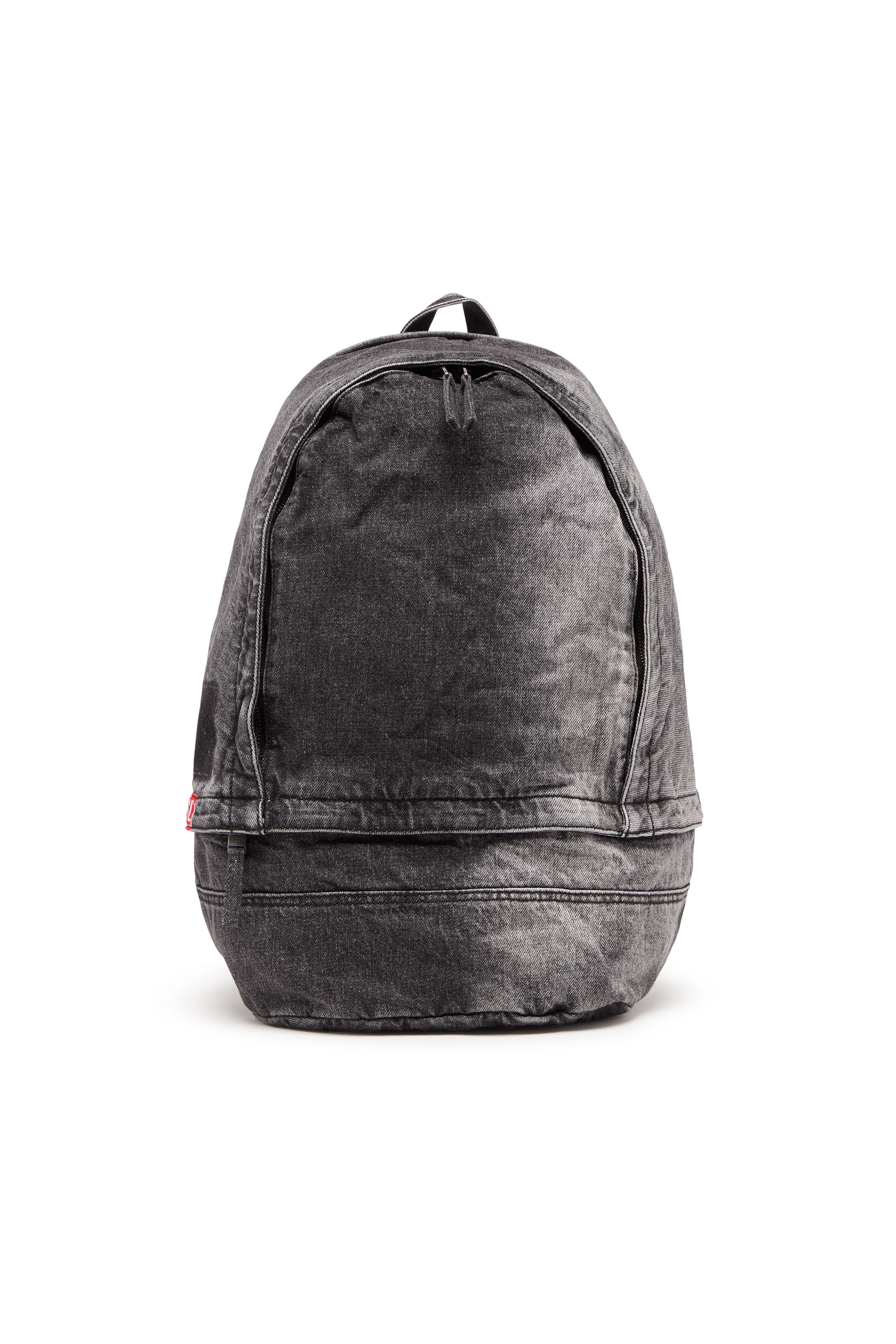 Diesel - RAVE BACKPACK X, Man's Rave Backpack X - Backpack in faded denim in Black - 1
