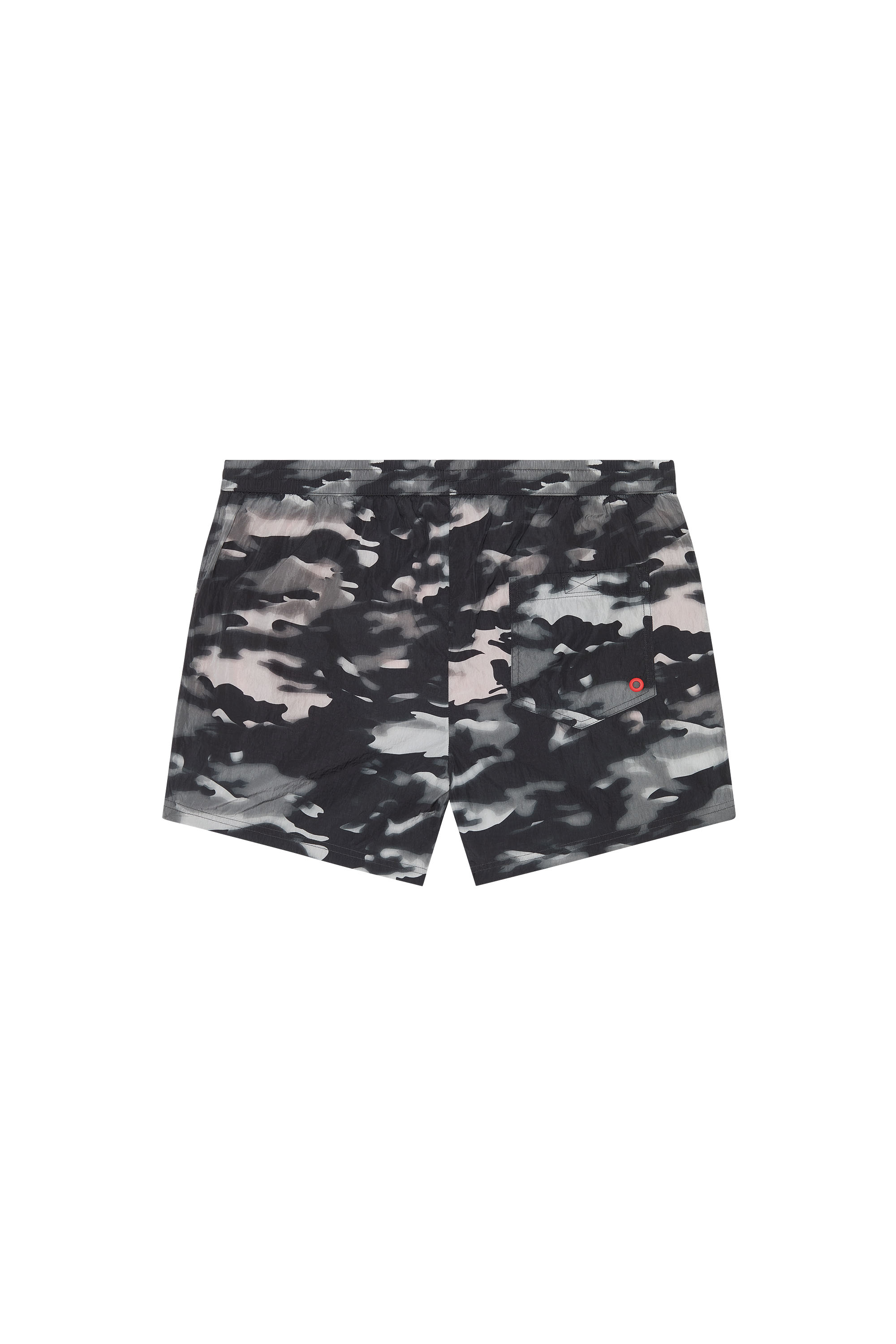 Diesel - BMBX-NICO, Man's Mid-length swim shorts with camo print in Black - 2