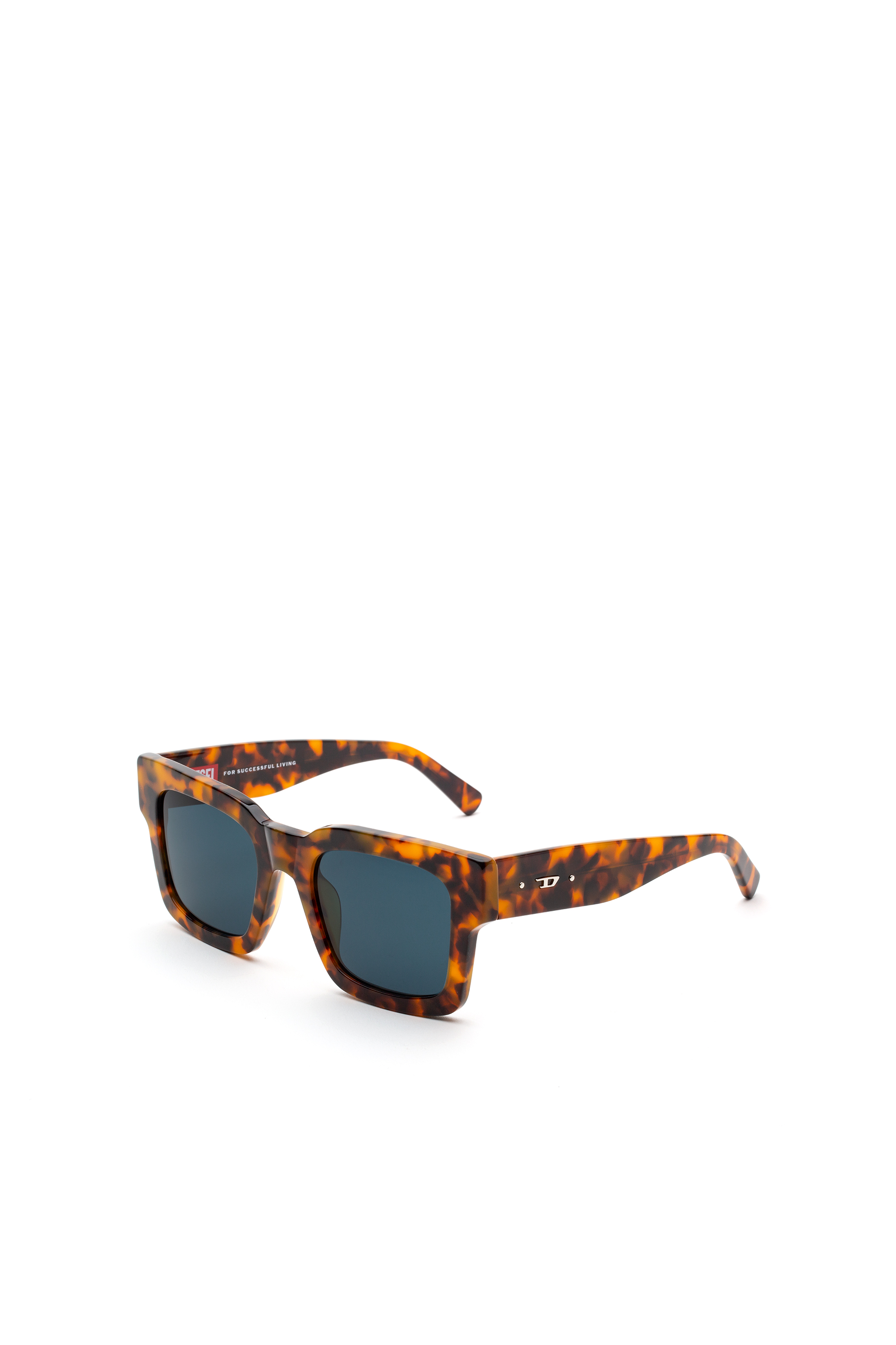 Diesel - DM0366, Unisex's Wide squared shape sunglasses in Brown - 2
