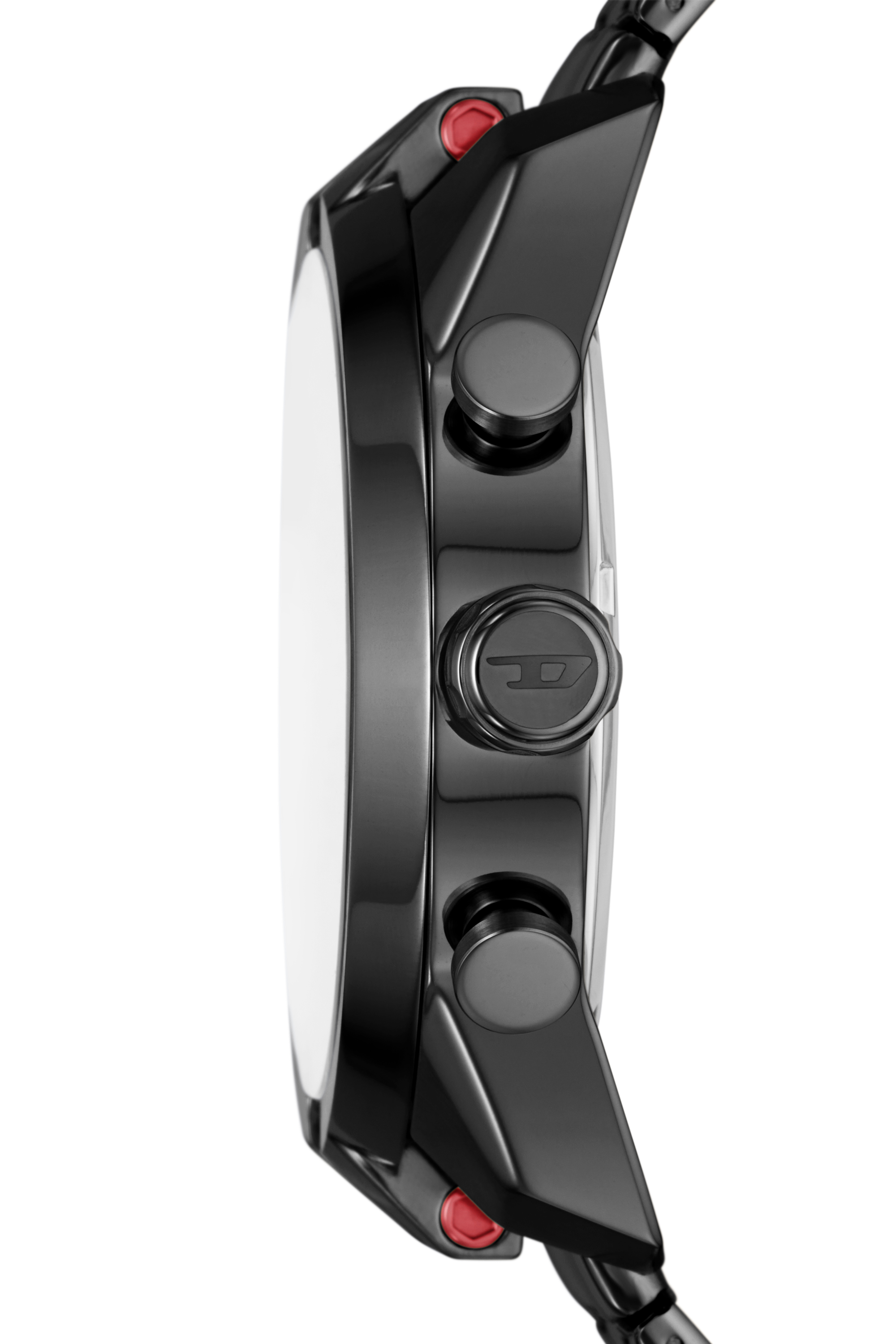 Diesel - DZ4589, Man's Split chronograph black-tone Stainless steel watch in Dark grey - 3