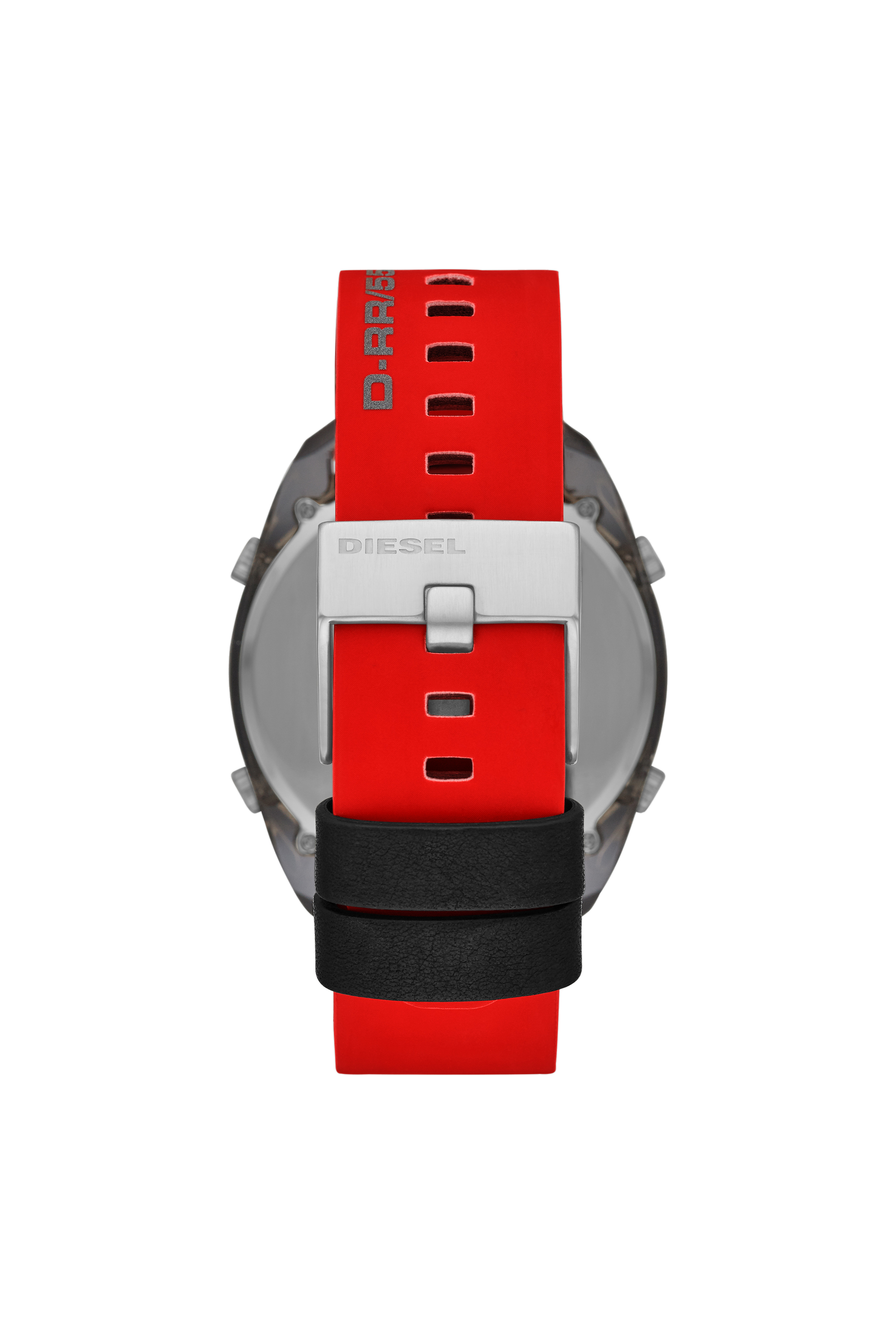 Diesel - DZ1937, Man's Limited-edition Crusher digital orange thermochromic watch in Red - 2