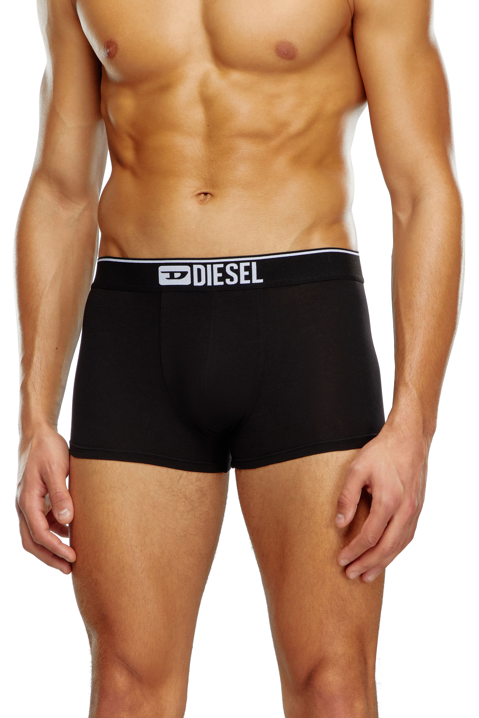 Diesel - UMBX-DAMIENFIVEPACK, Man's Five-pack of plain boxer briefs in Black - 2