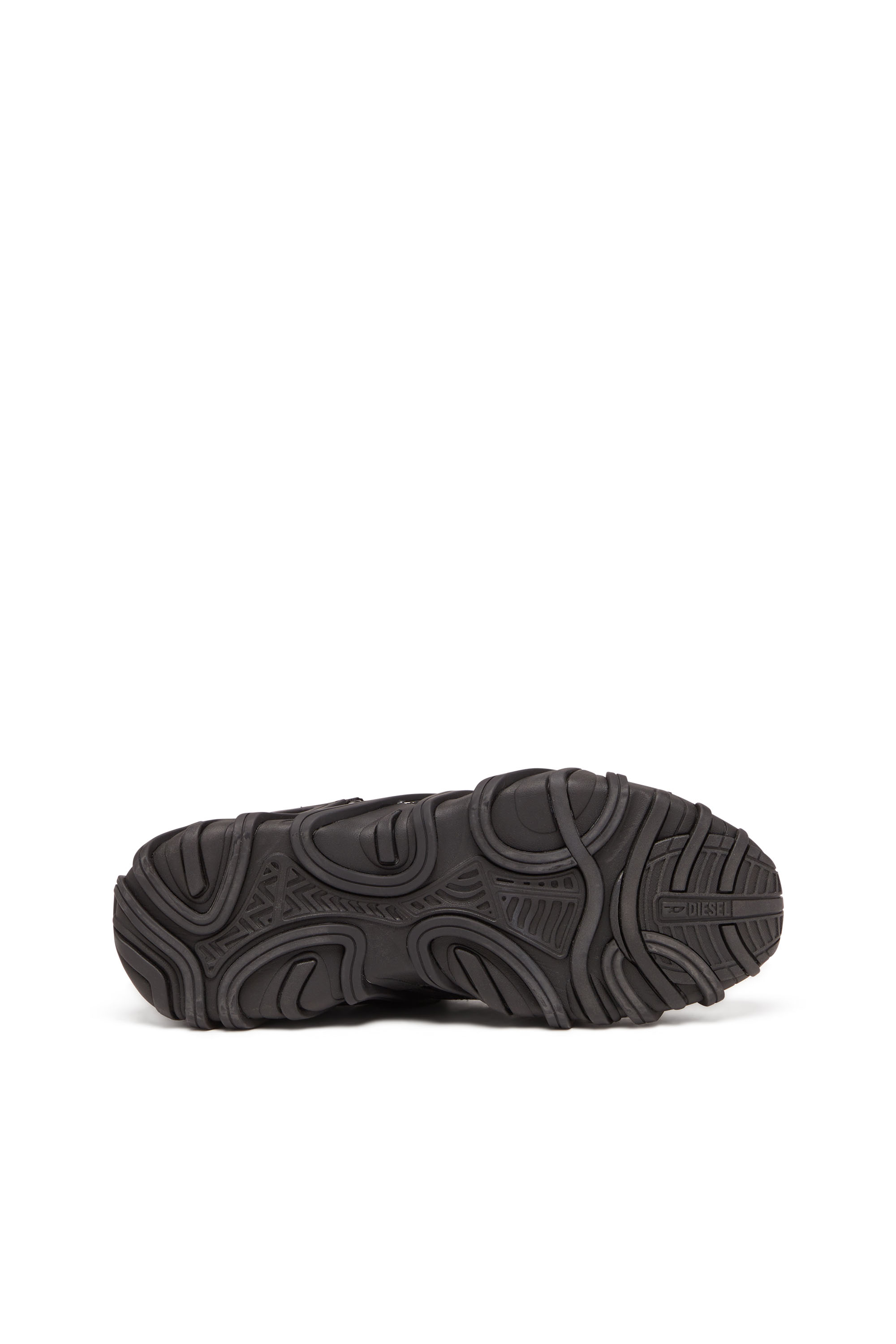 Diesel - S-PROTOTYPE-CR, Man's S-Prototype-CR - Caged sneakers in mesh and leather in Black - 4