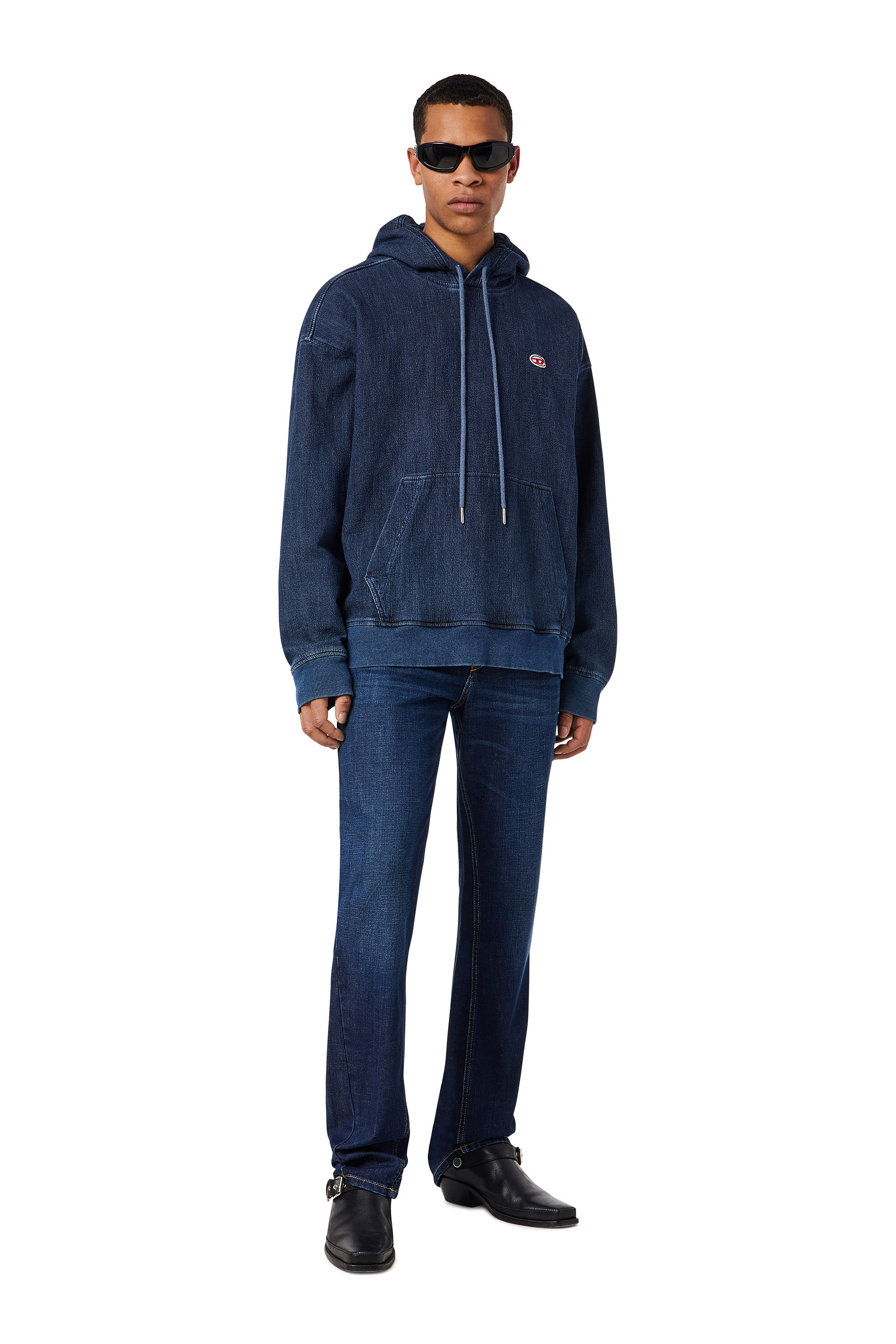Diesel - Man's Bootcut Jeans 2021 D-Vocs 09B90, Dark Blue - 2