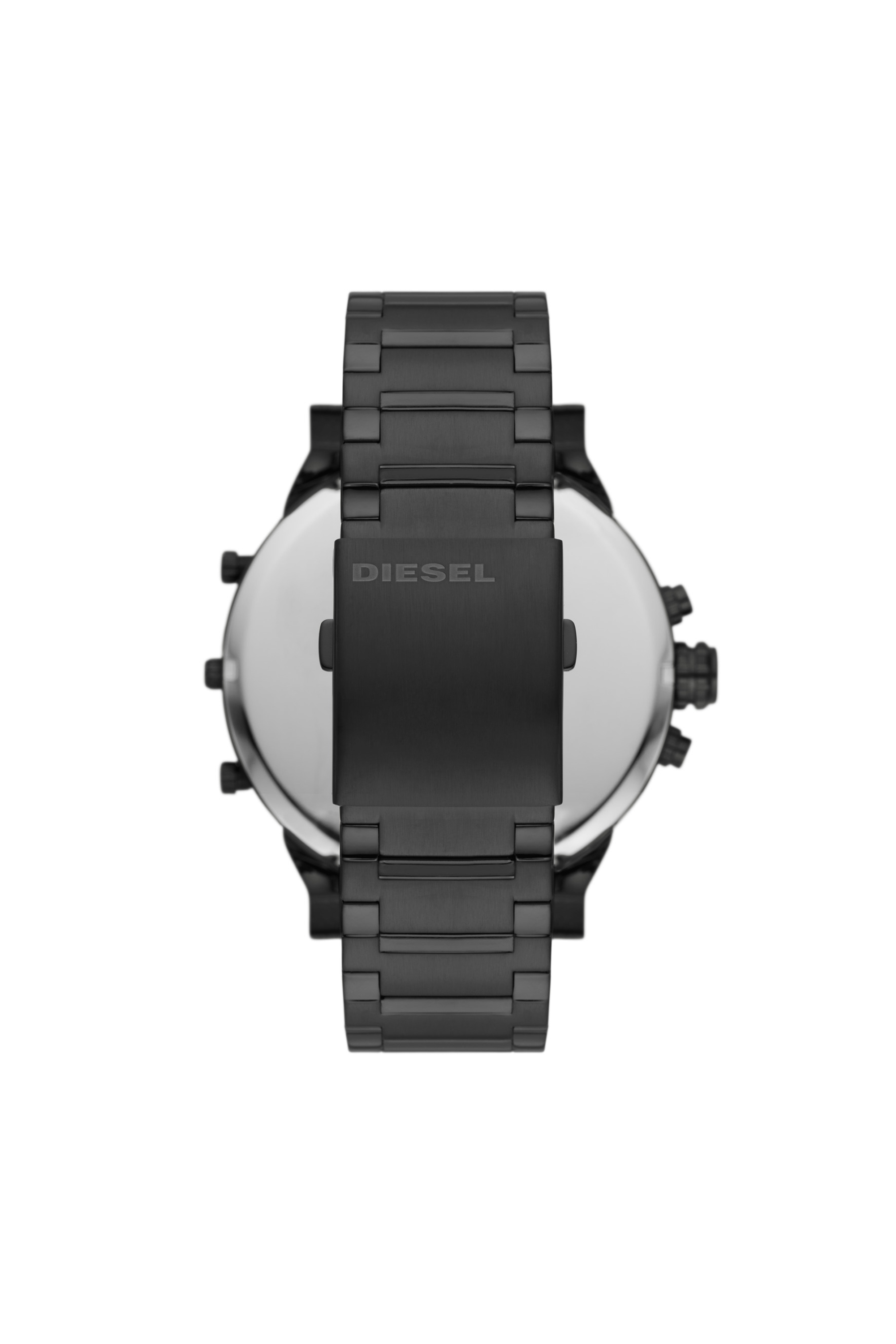 Diesel - DZ7463, Man's Mr. Daddy 2.0 hronograph black-tone stainless steel watch in Dark grey - 2