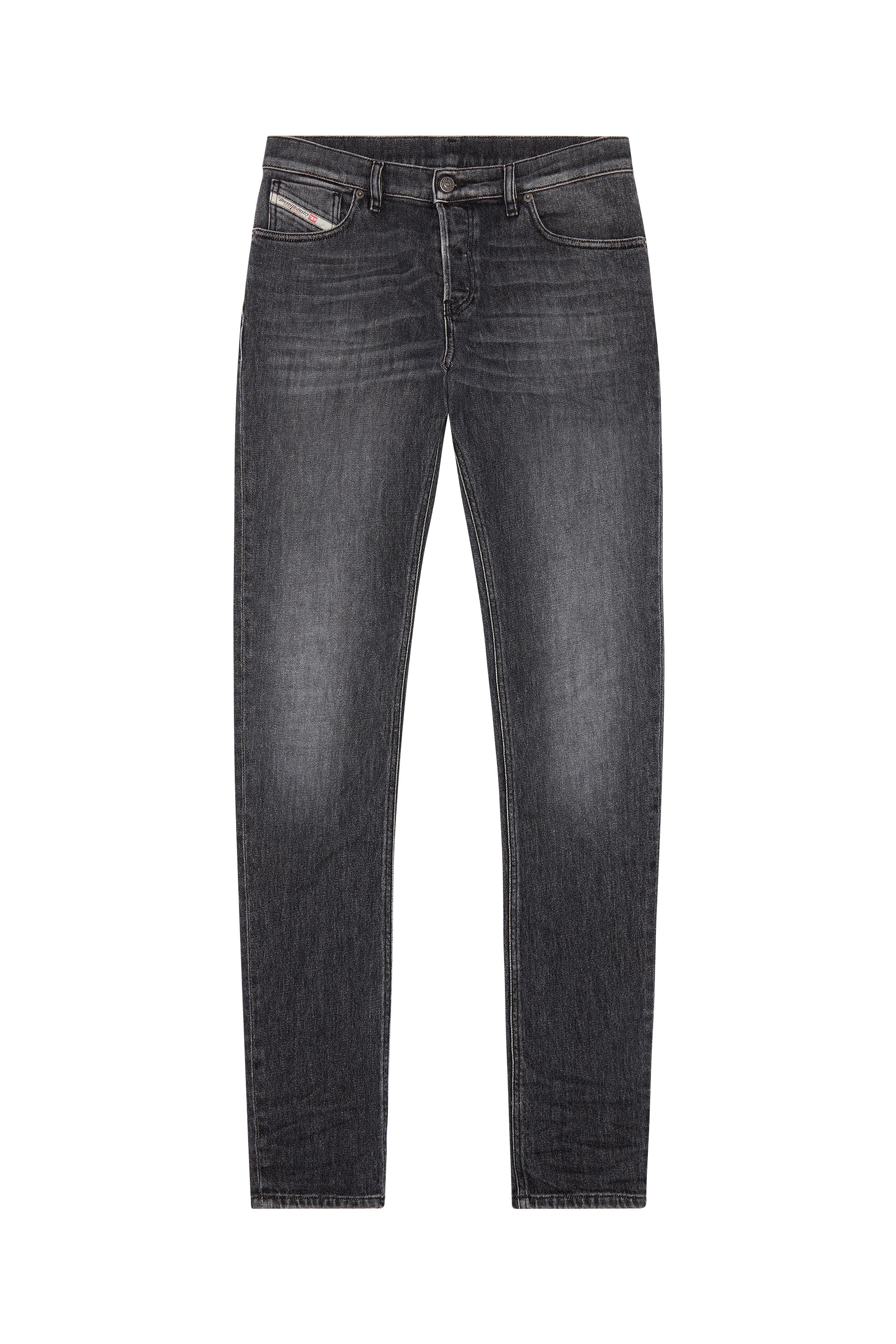 Diesel - Straight Jeans 1995 D-Sark 09F84, Man's Straight Jeans - 1995 D-Sark in Black/Dark grey - 3