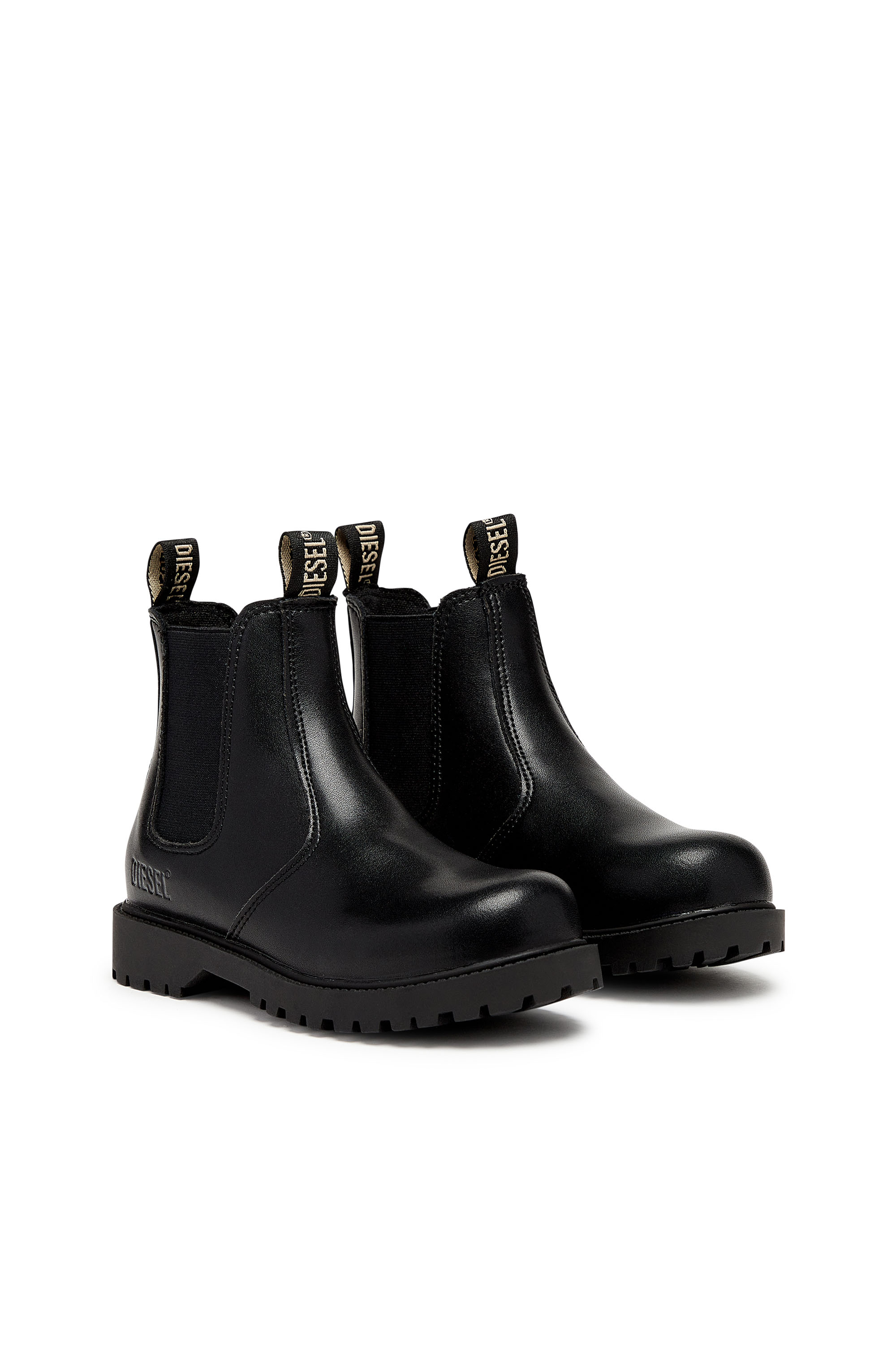 Diesel - CHELSEA BOOT, Unisex's Chelsea boots in nubuck leather in Black - 2