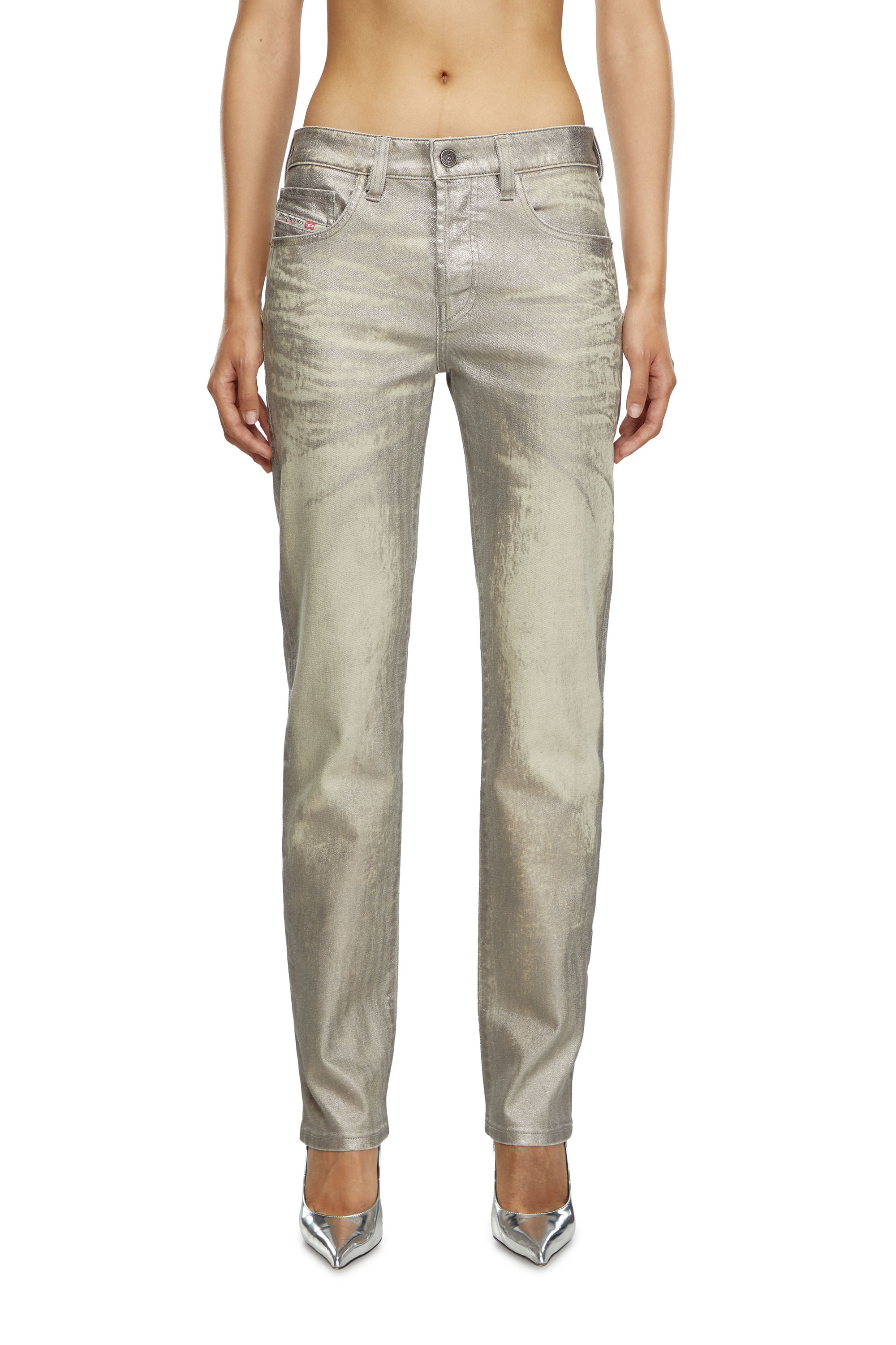 Diesel - Woman's Regular Jeans 1989 D-Mine 0CBCZ, Grey - 2