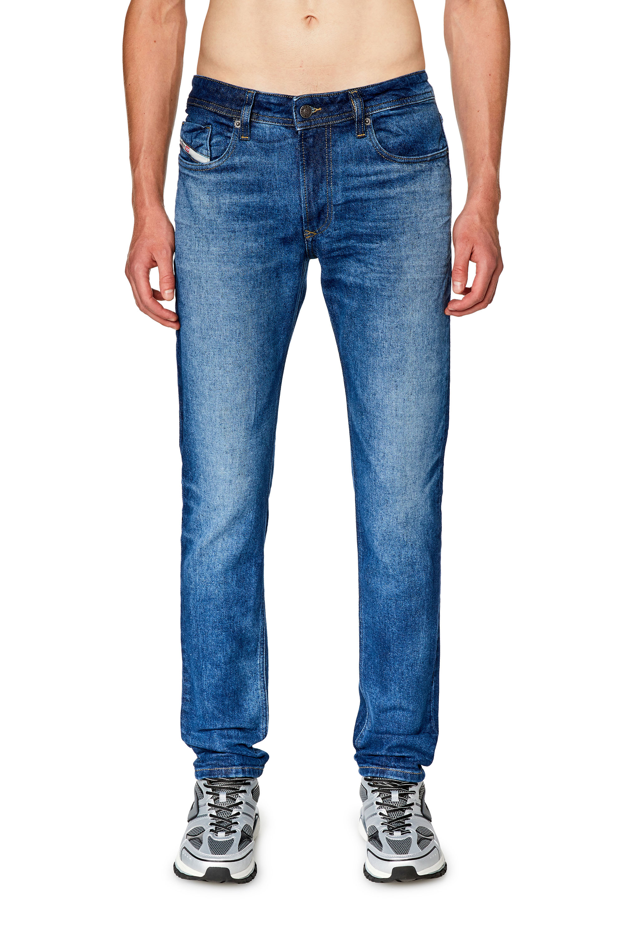 Diesel - Man's Skinny Jeans 1979 Sleenker 0ENAH, Dark Blue - 1