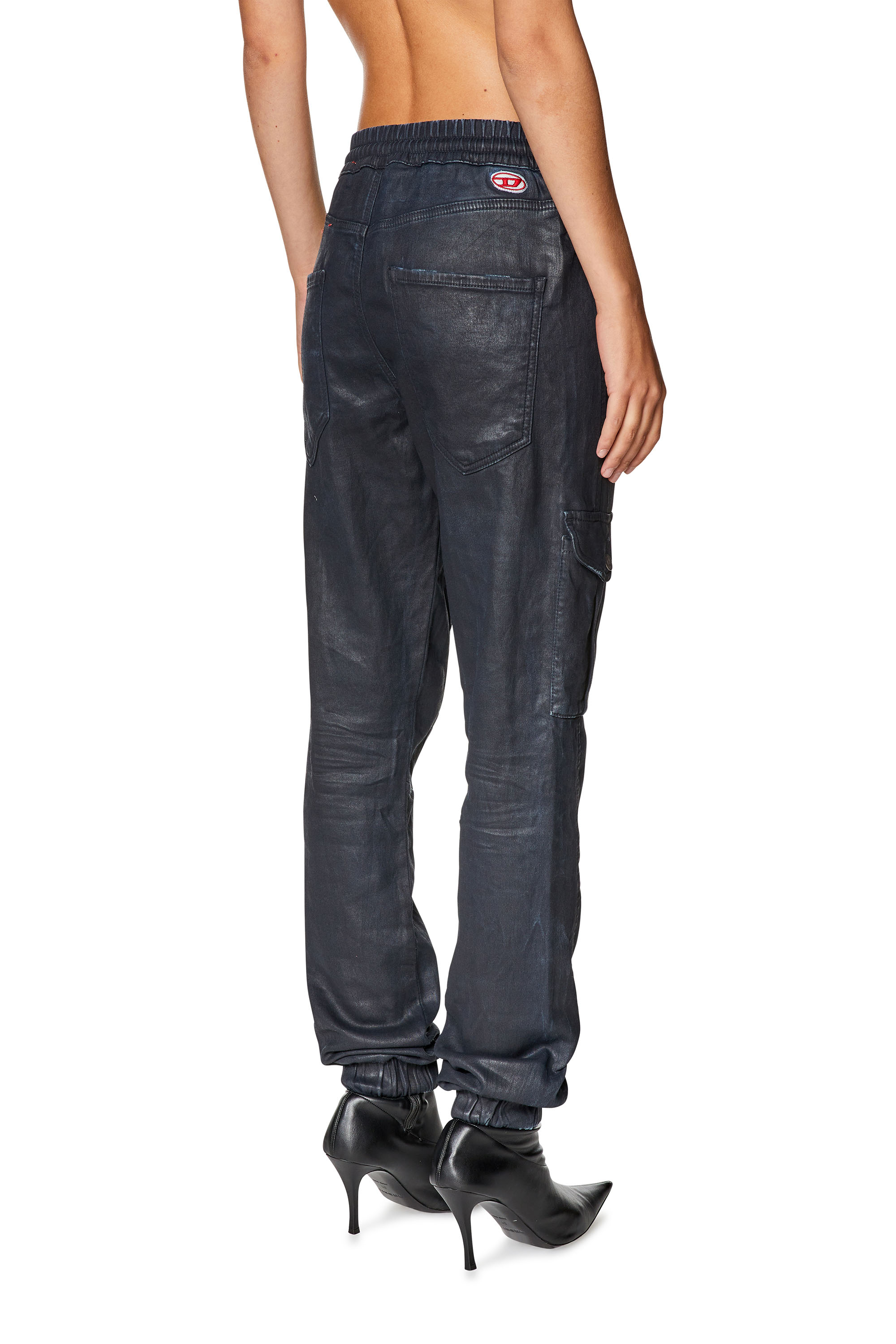 Diesel - Slim 2051 D-Ursy Track Denim 09H05, Woman's Slim 2051 D-Ursy Track Denim in Dark Blue - 4