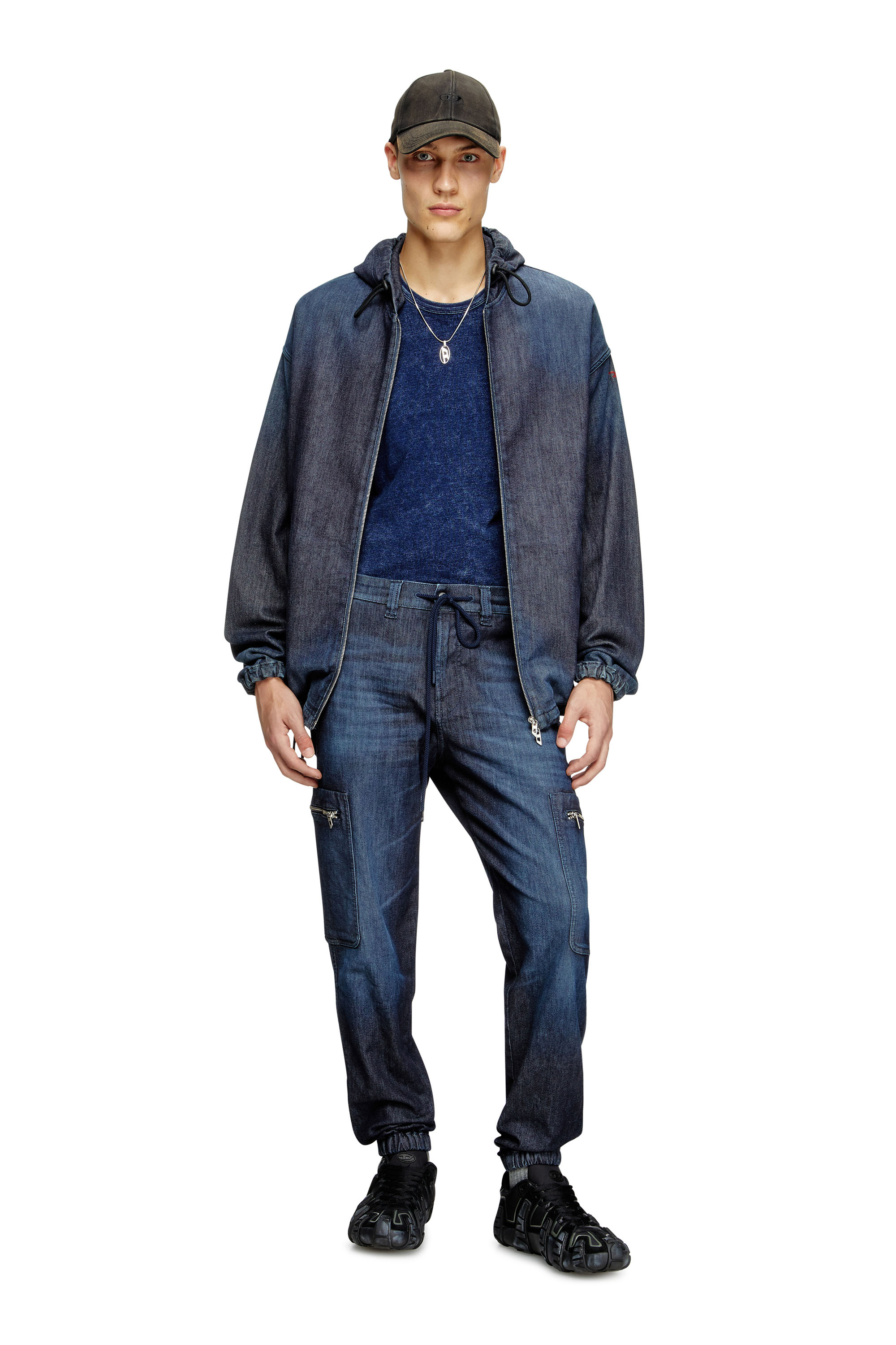Diesel - Unisex's Slim D-Lab JoggJeans® 09L11, Dark Blue - 3