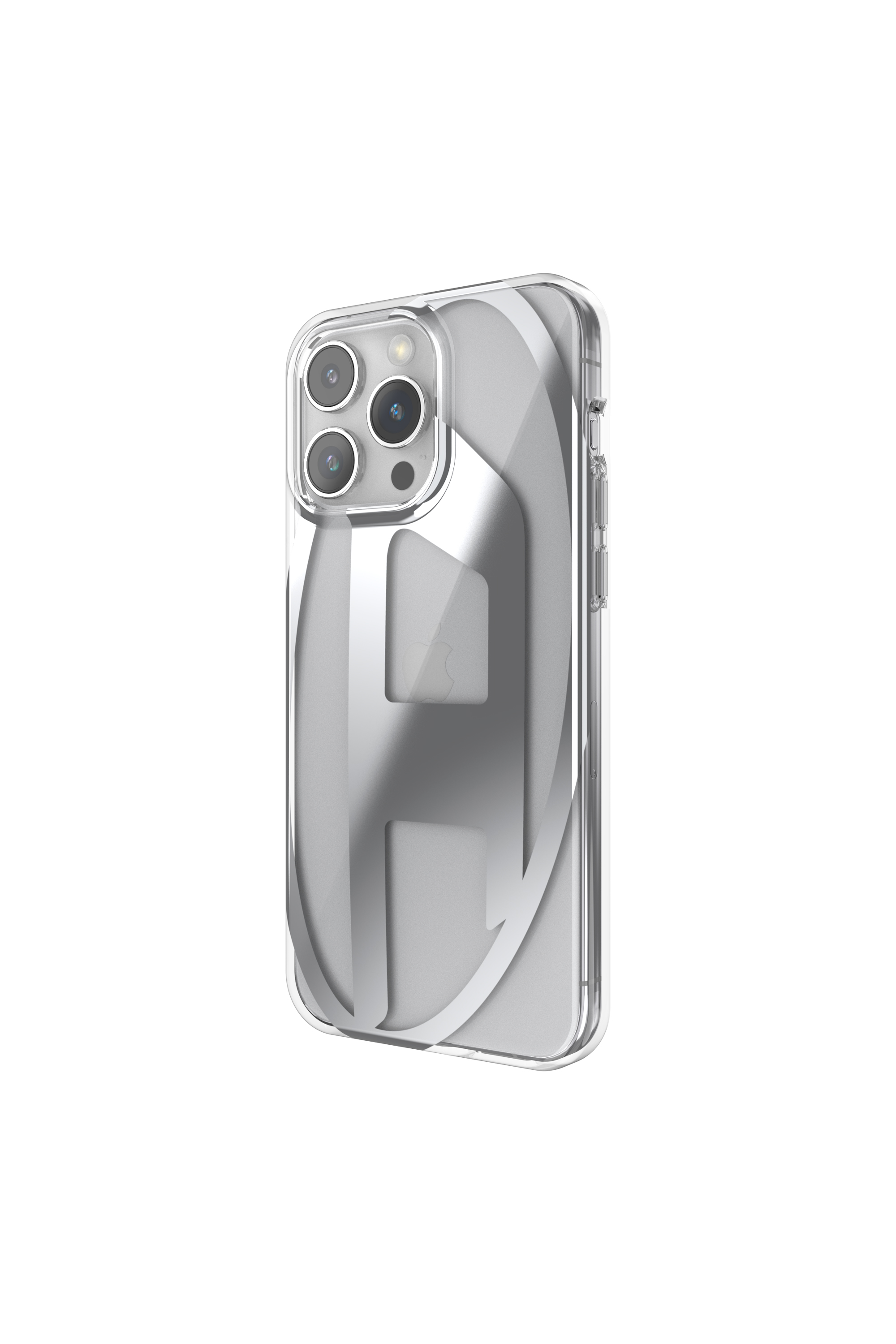 Diesel - 54204 MOULDED CASE, Unisex's Clear case D iP15 Pro Max in Silver - 4
