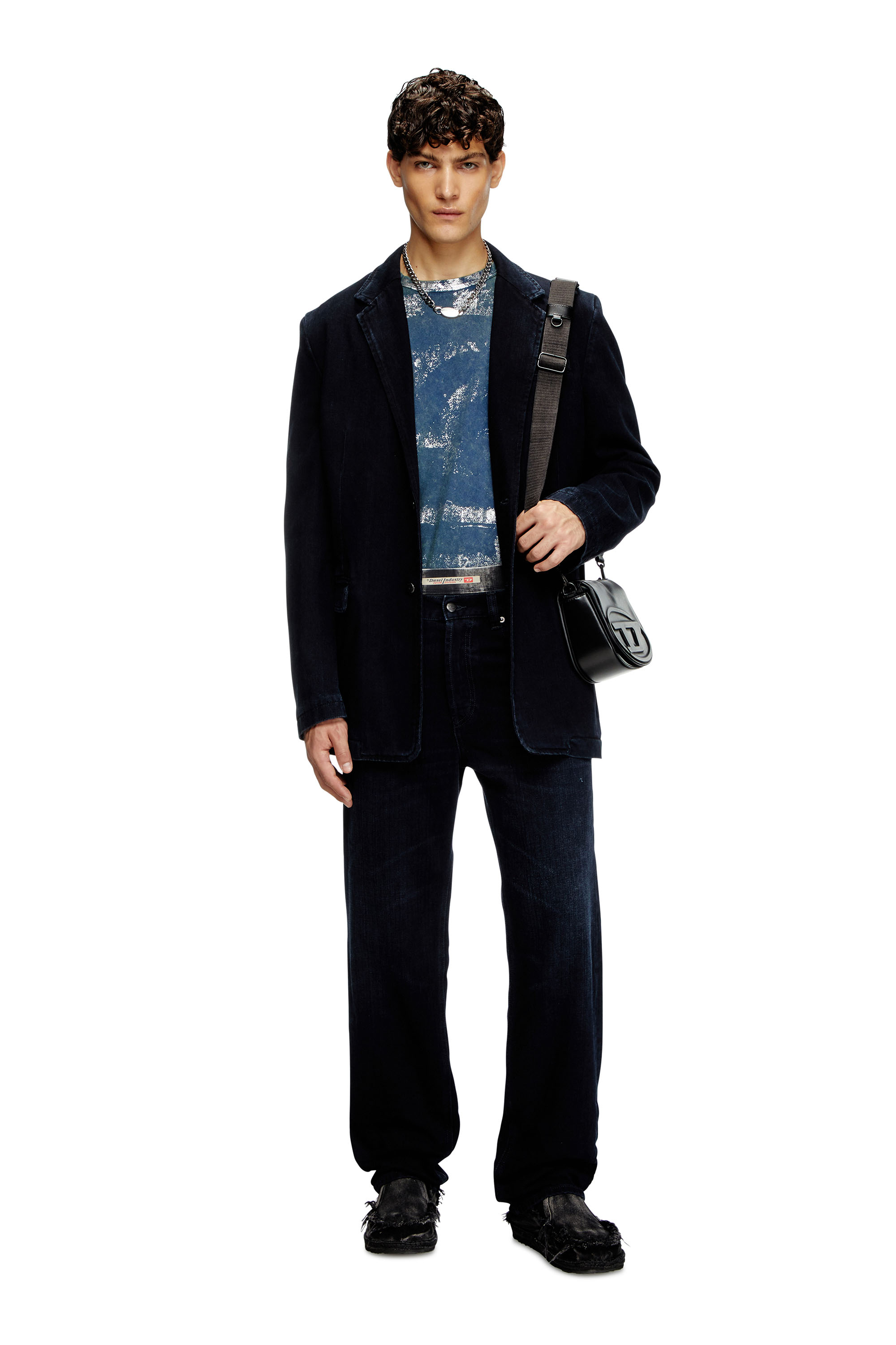 Diesel - Man's Regular Jeans 2024 D-Macs 09L54, Dark Blue - 2