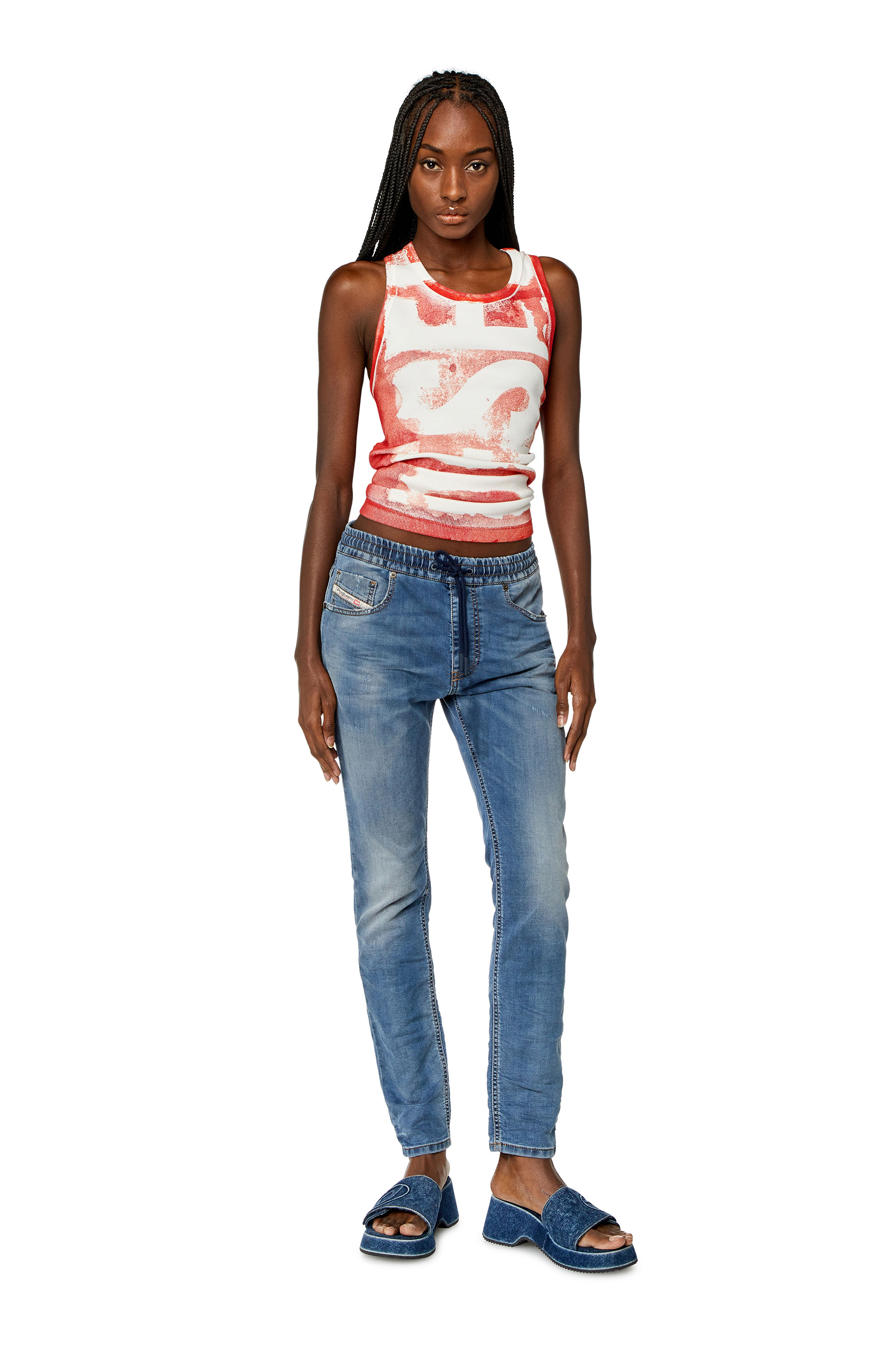 Diesel - Woman's Regular 2031 D-Krailey Joggjeans® 068JV, Medium blue - 2
