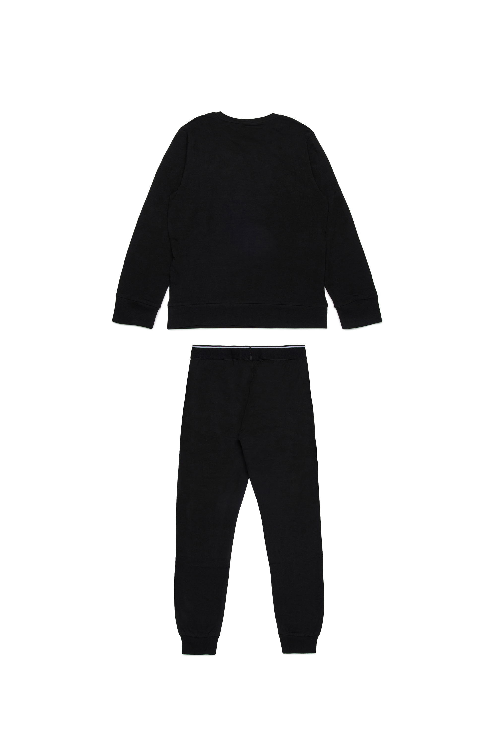 Diesel - UNPELIO, Man's Pyjama set with logo in Black - 2