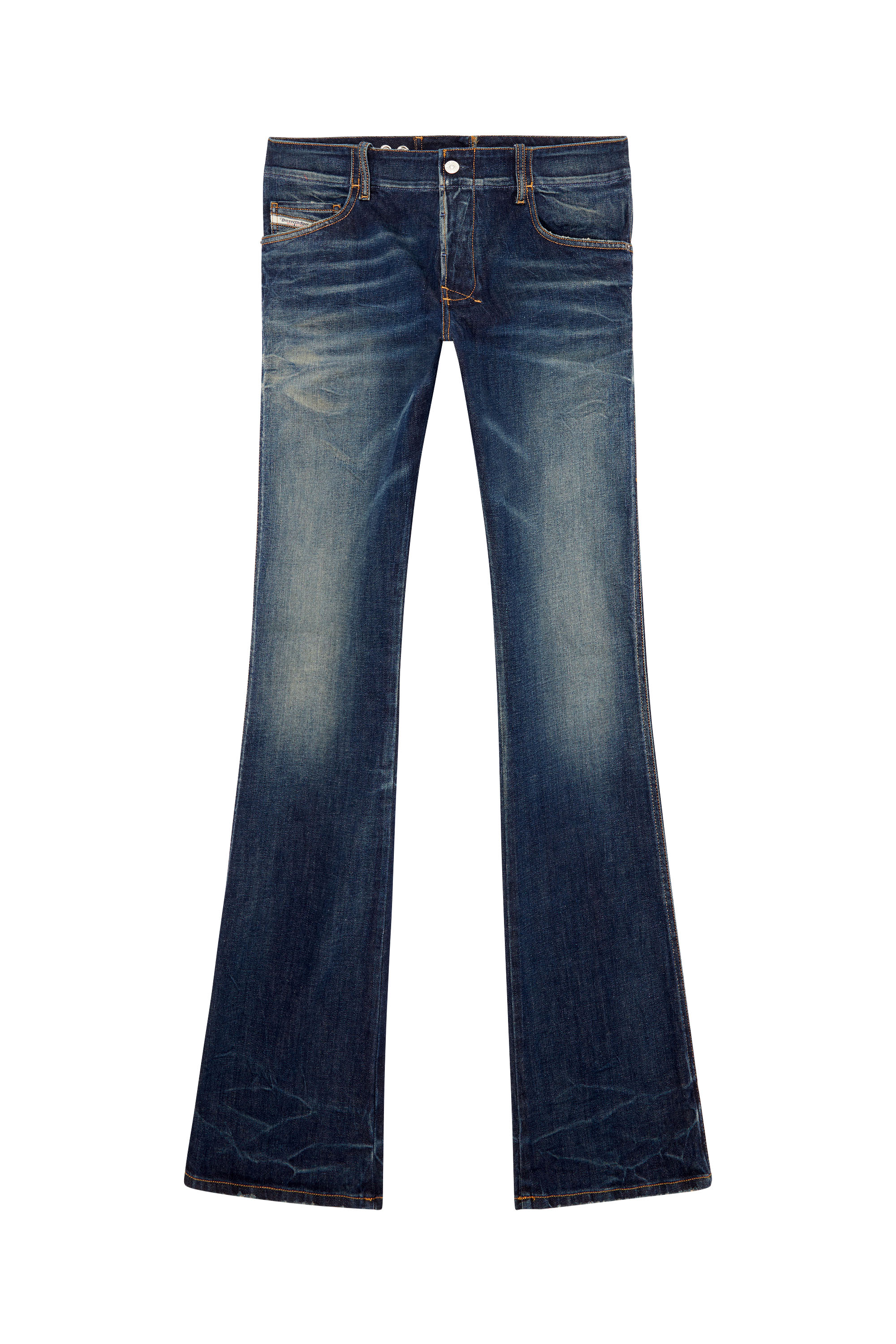 Diesel - Man's Bootcut Jeans D-Backler 09H79, Dark Blue - 3