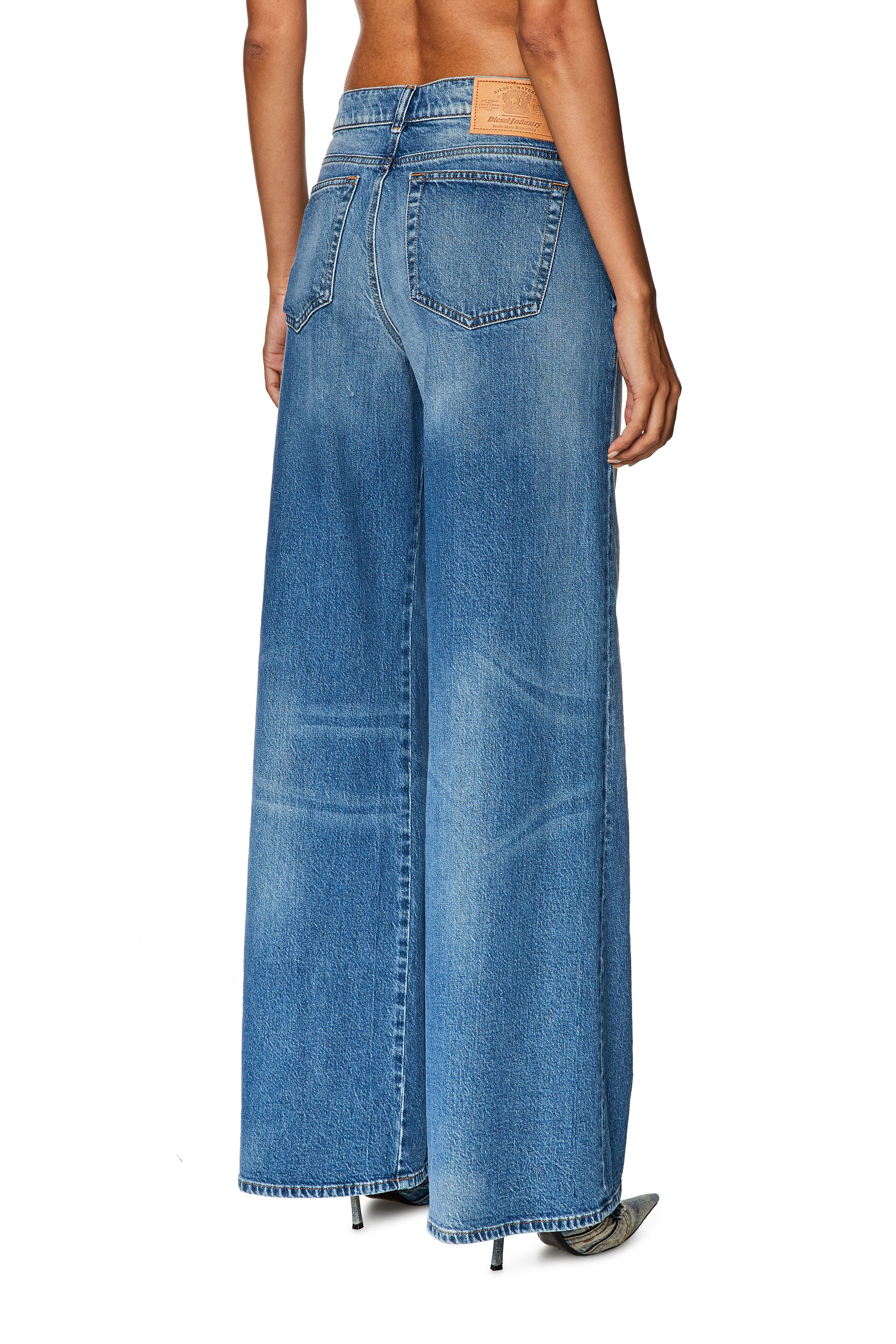 Diesel - Bootcut and Flare Jeans 1978 D-Akemi 007P9, Woman's Bootcut and Flare Jeans - 1978 D-Akemi in Medium blue - 4