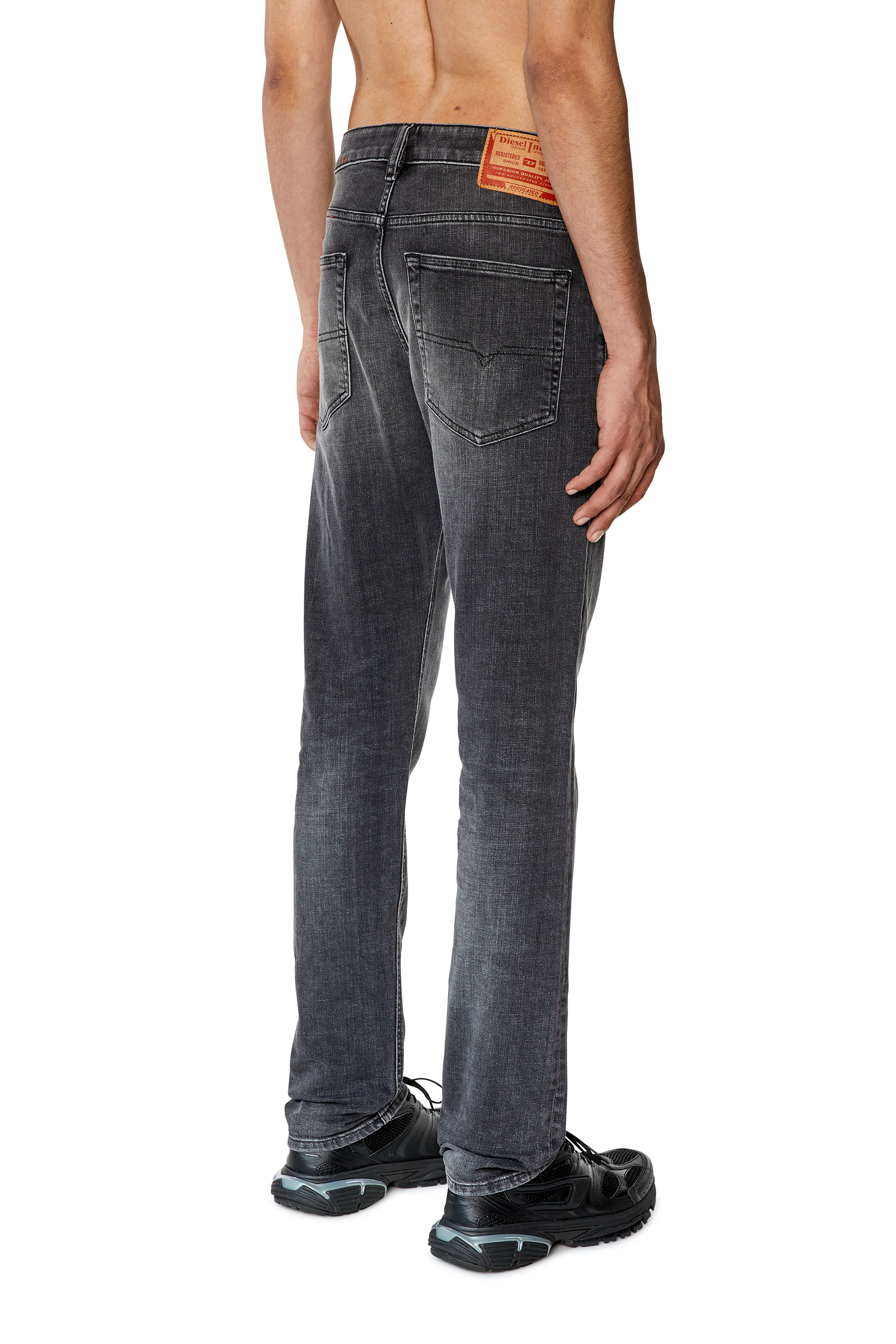 Diesel - Slim Jeans D-Luster 09G82, Man's Slim Jeans - D-Luster in Black/Dark grey - 4