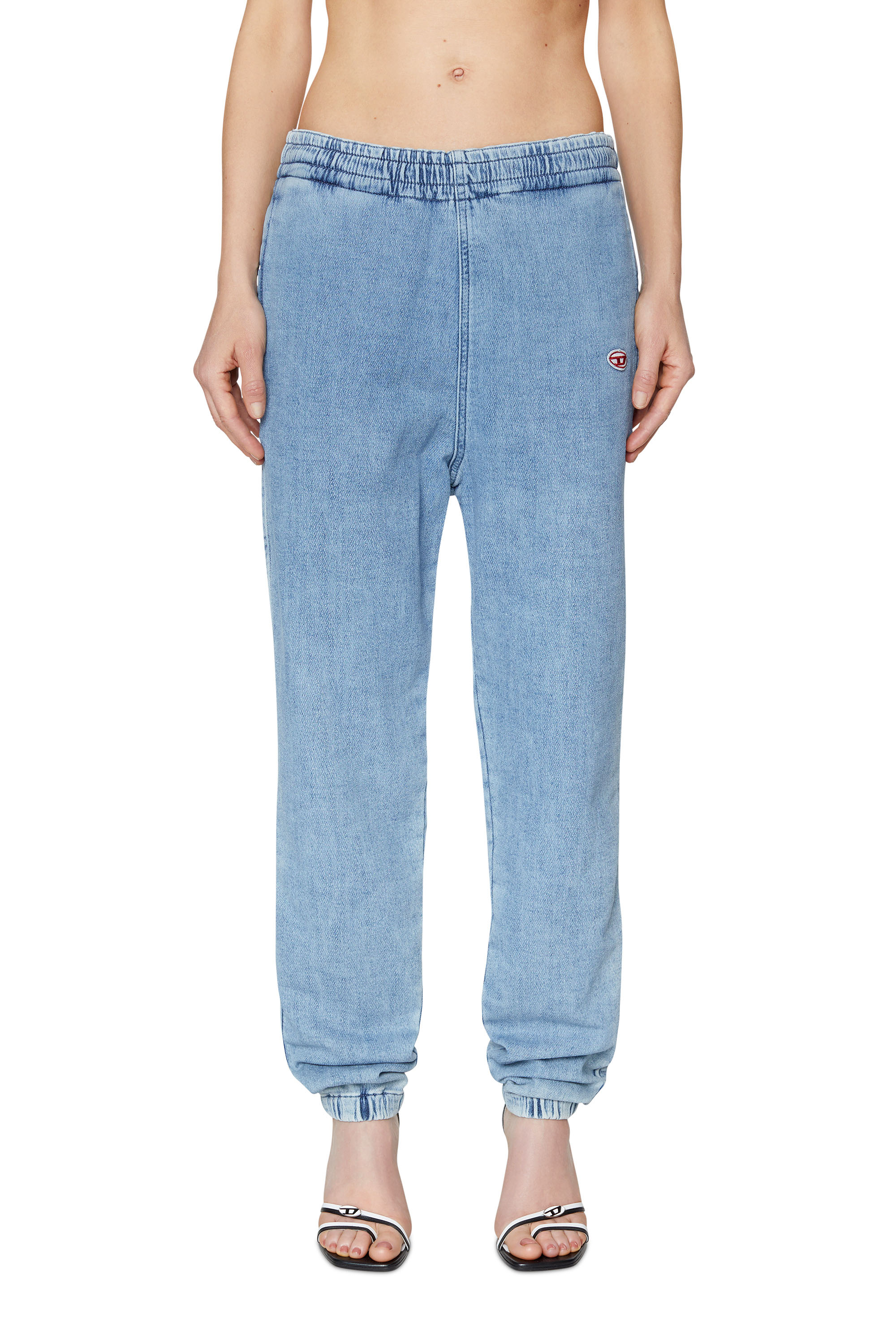 Diesel - Woman's Tapered D-Lab Track Denim 09D01, Light Blue - 1