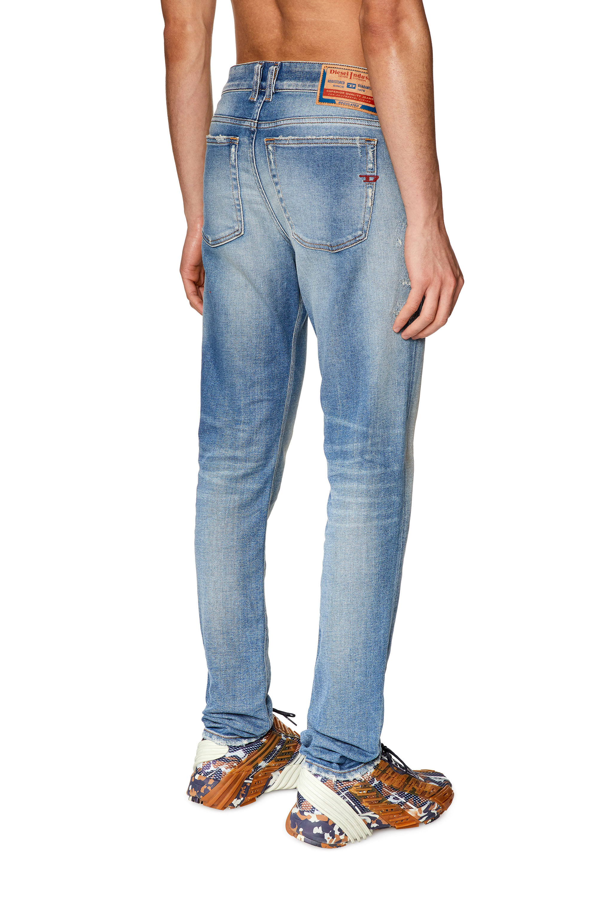Diesel - Man's Skinny Jeans 1979 Sleenker 09G26, Light Blue - 4