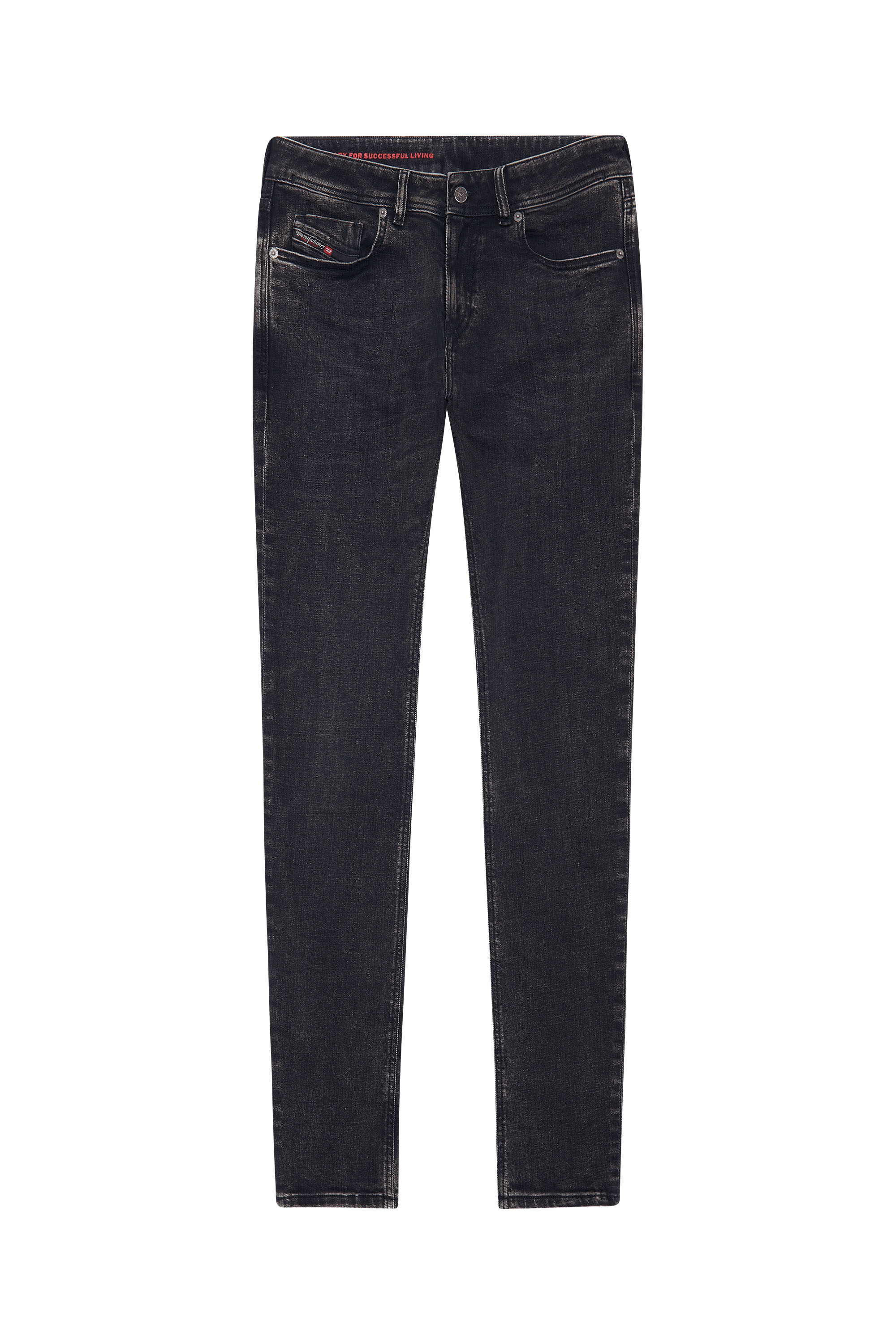 Diesel - Man's Skinny Jeans 1979 Sleenker 09C23, Black/Dark grey - 3