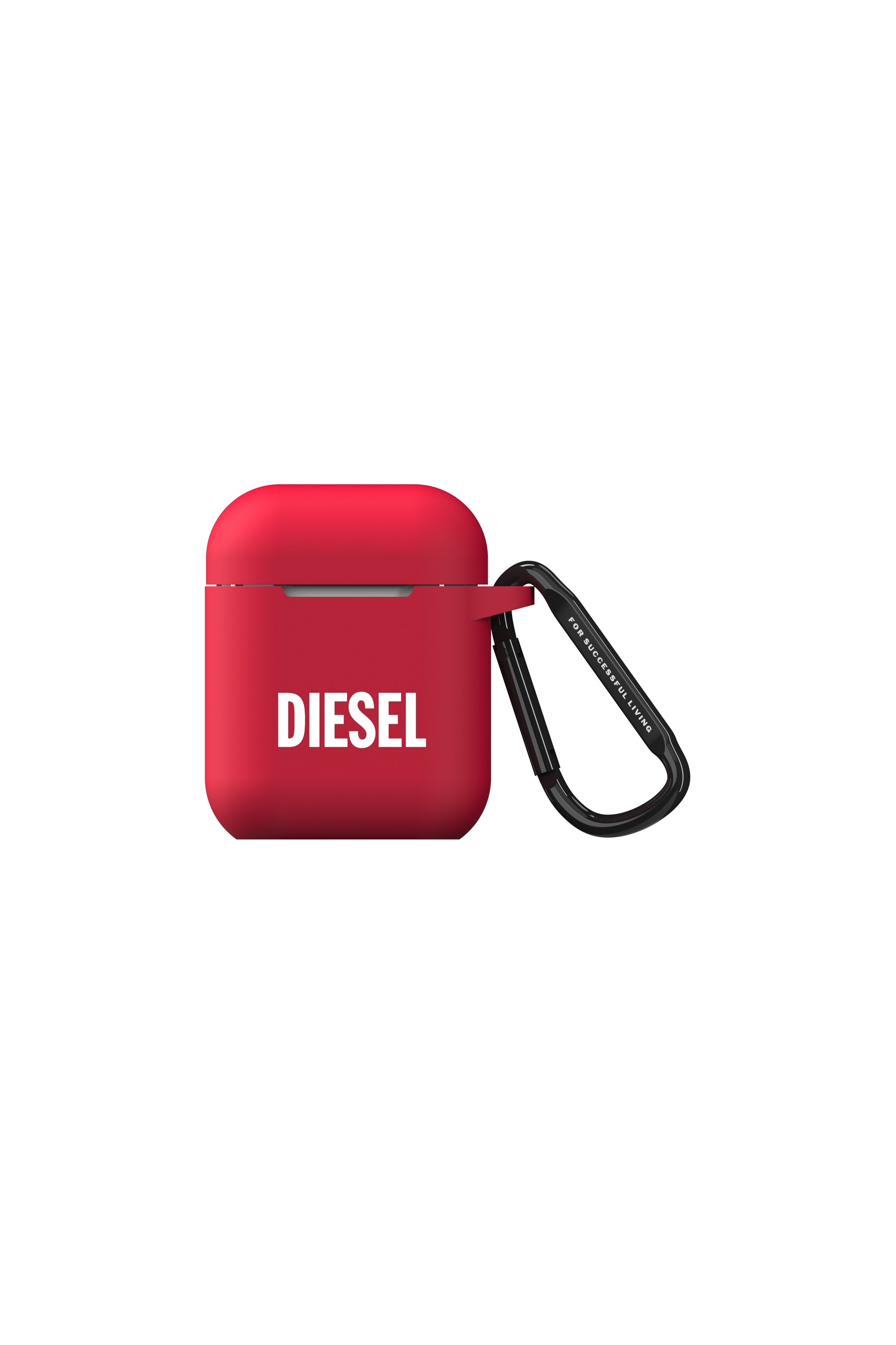 Diesel - 45832 AIRPOD CASE, Unisex's Airpod case silicone  for AirPods in Red - 1