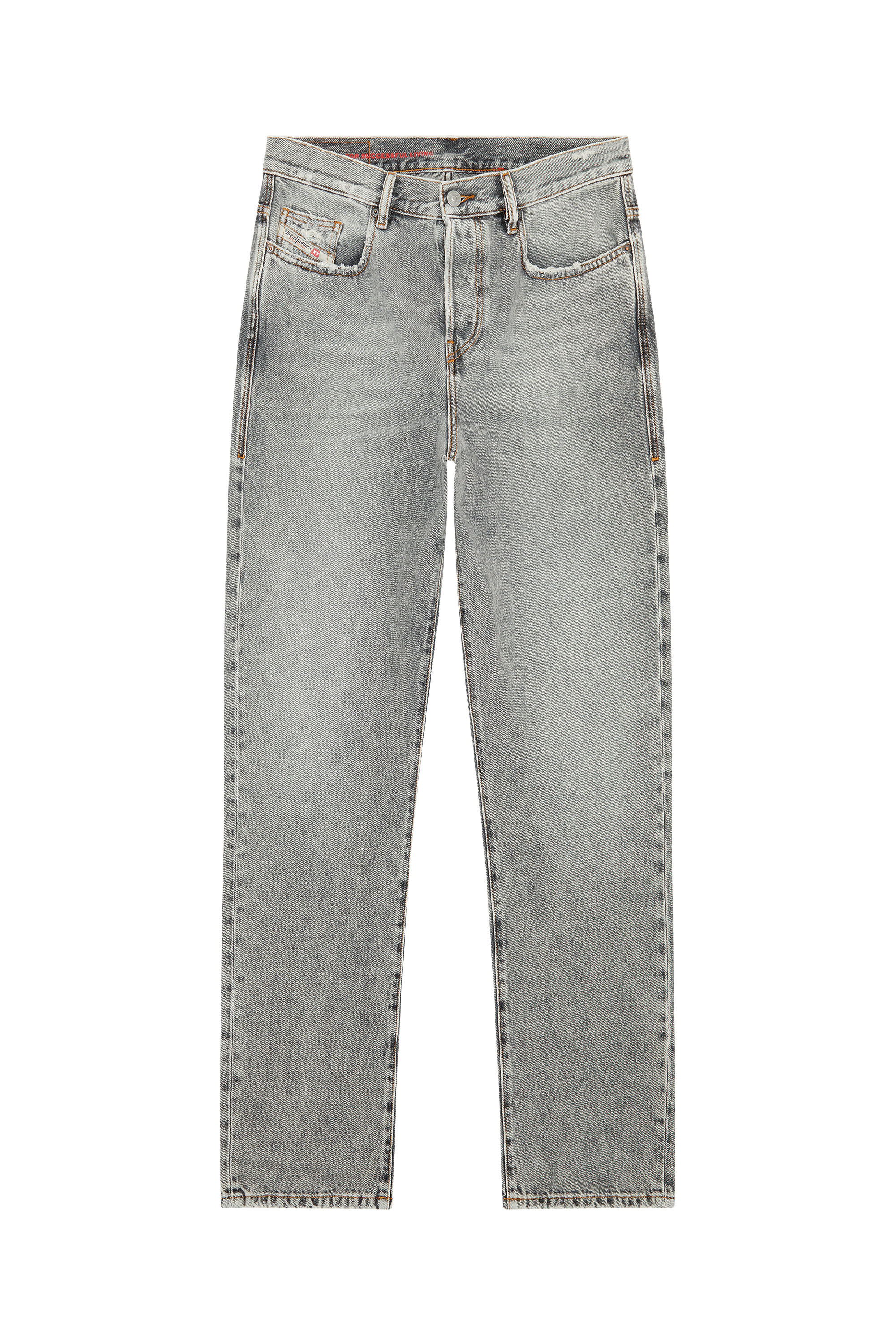 Diesel - Straight Jeans 2020 D-Viker E9B84, Man's Straight Jeans - 2020 D-Viker in Light Grey - 3