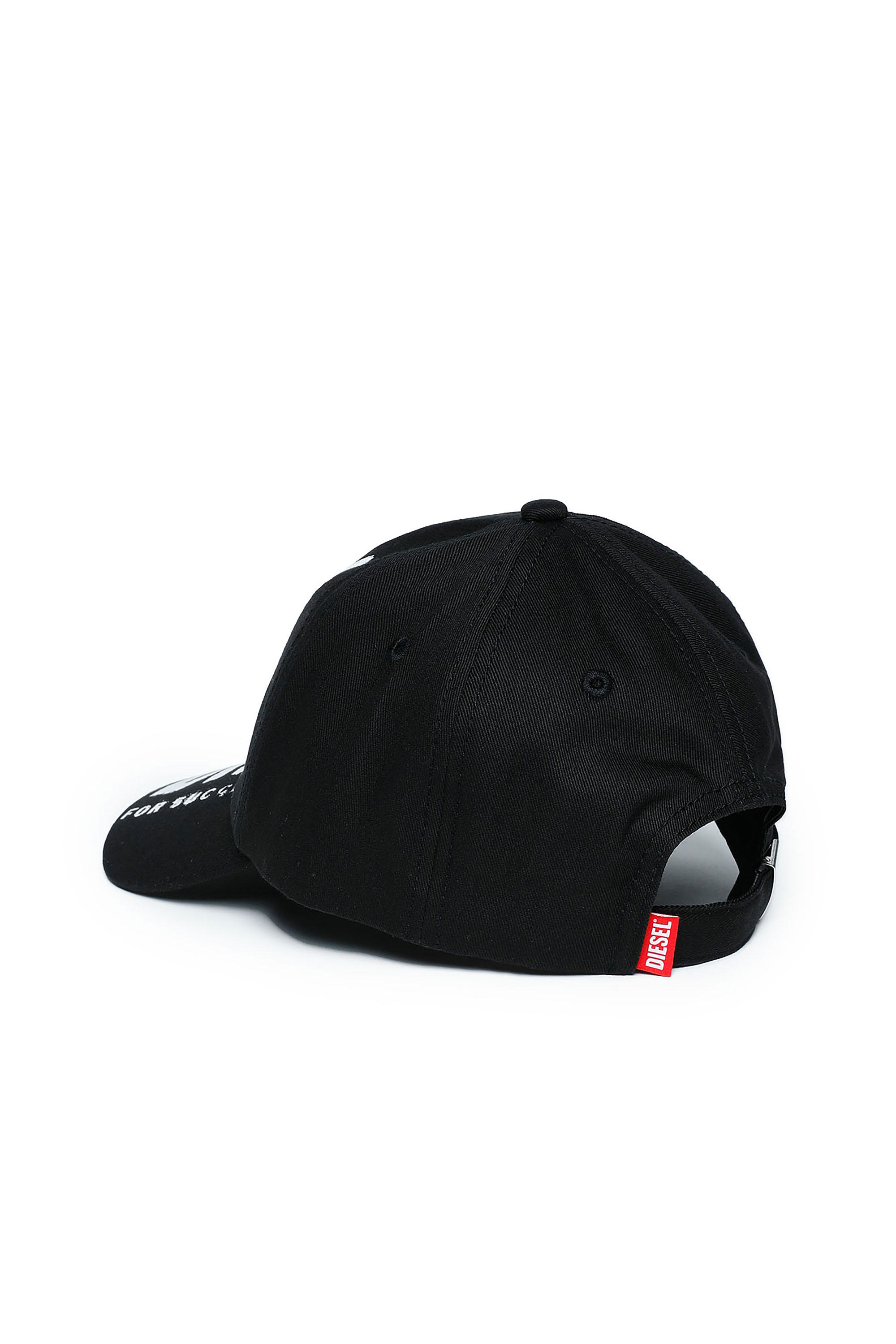 Diesel - FCEWANX, Unisex's Baseball cap with bleeding Diesel logo in Black - 2
