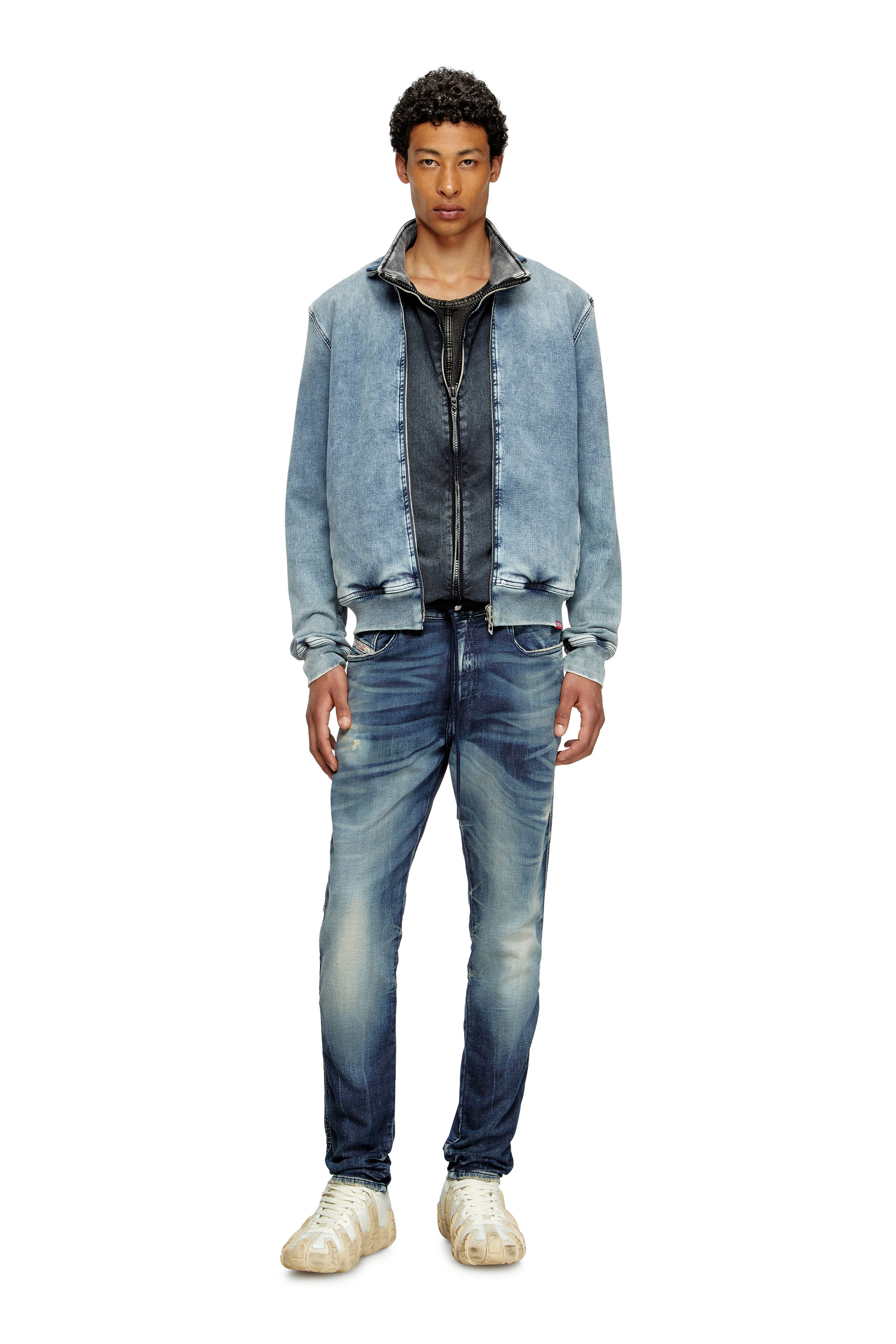 Diesel - Man's Slim 2060 D-Strukt Joggjeans® 068RZ, Dark Blue - 2