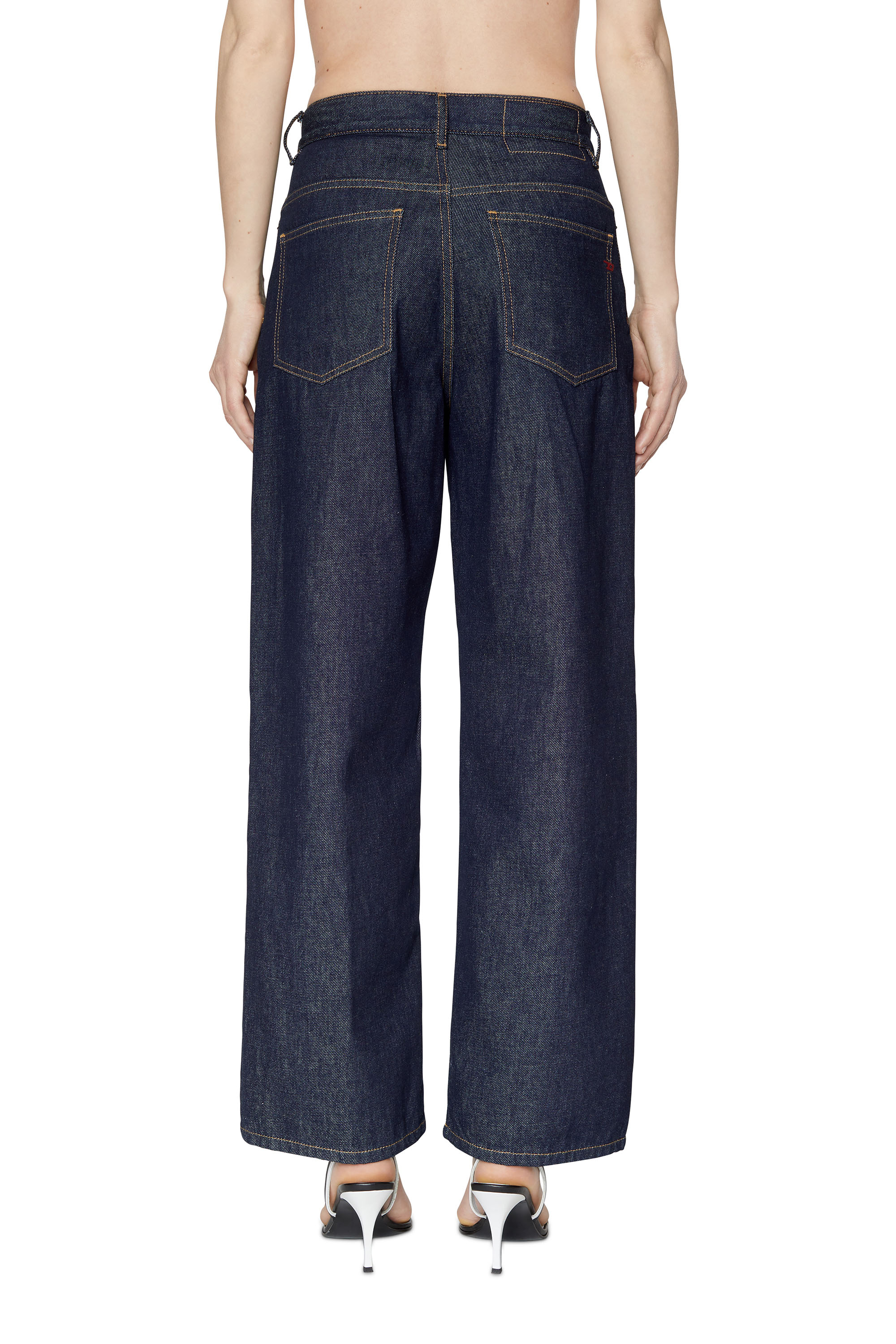 Diesel - Bootcut and Flare Jeans 2000 Widee Z9C02, Woman's Bootcut and Flare Jeans - 2000 Widee in Dark Blue - 4