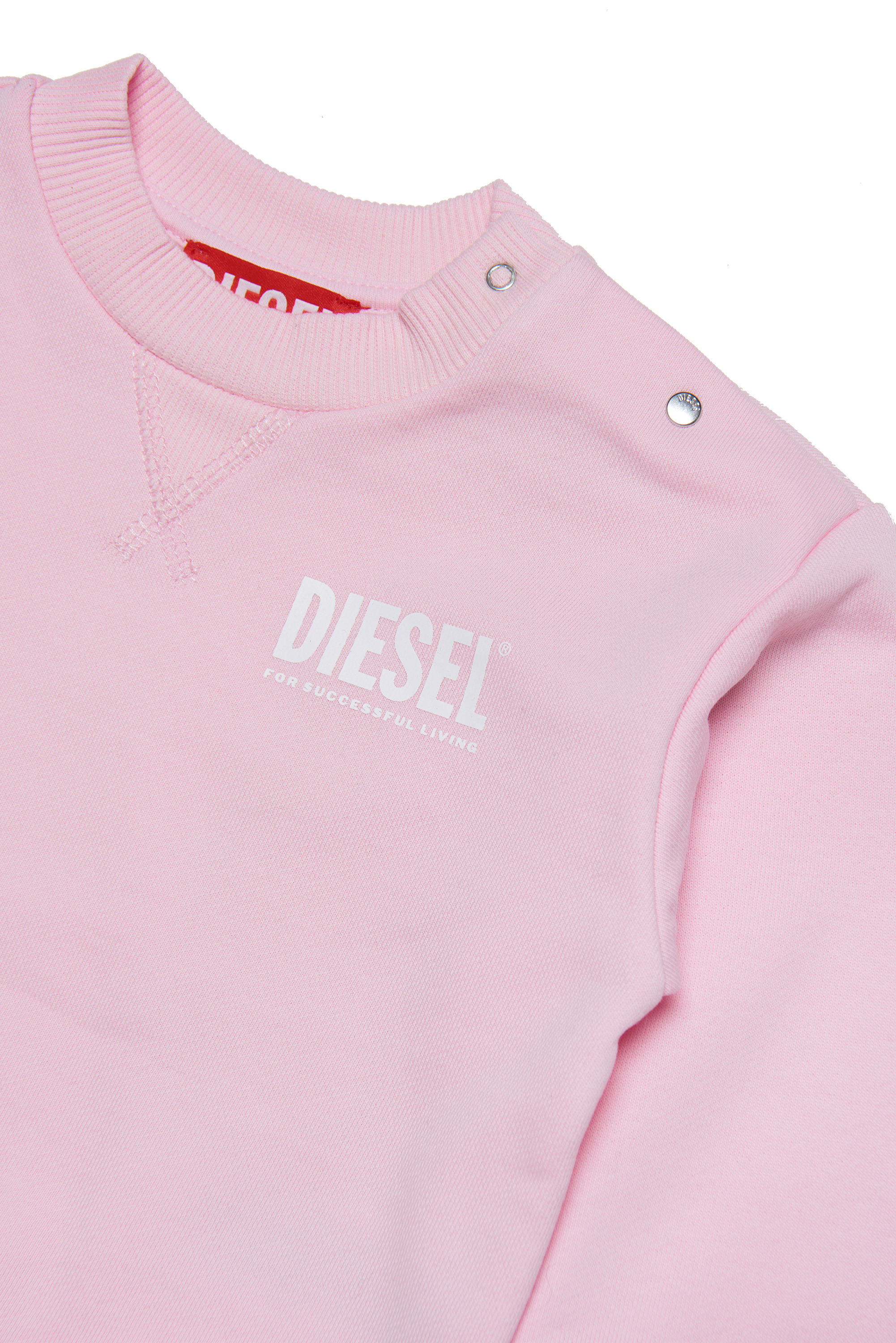 Diesel - SNARRIB-SET, Unisex's Tracksuit with logo prints in Pink - 3
