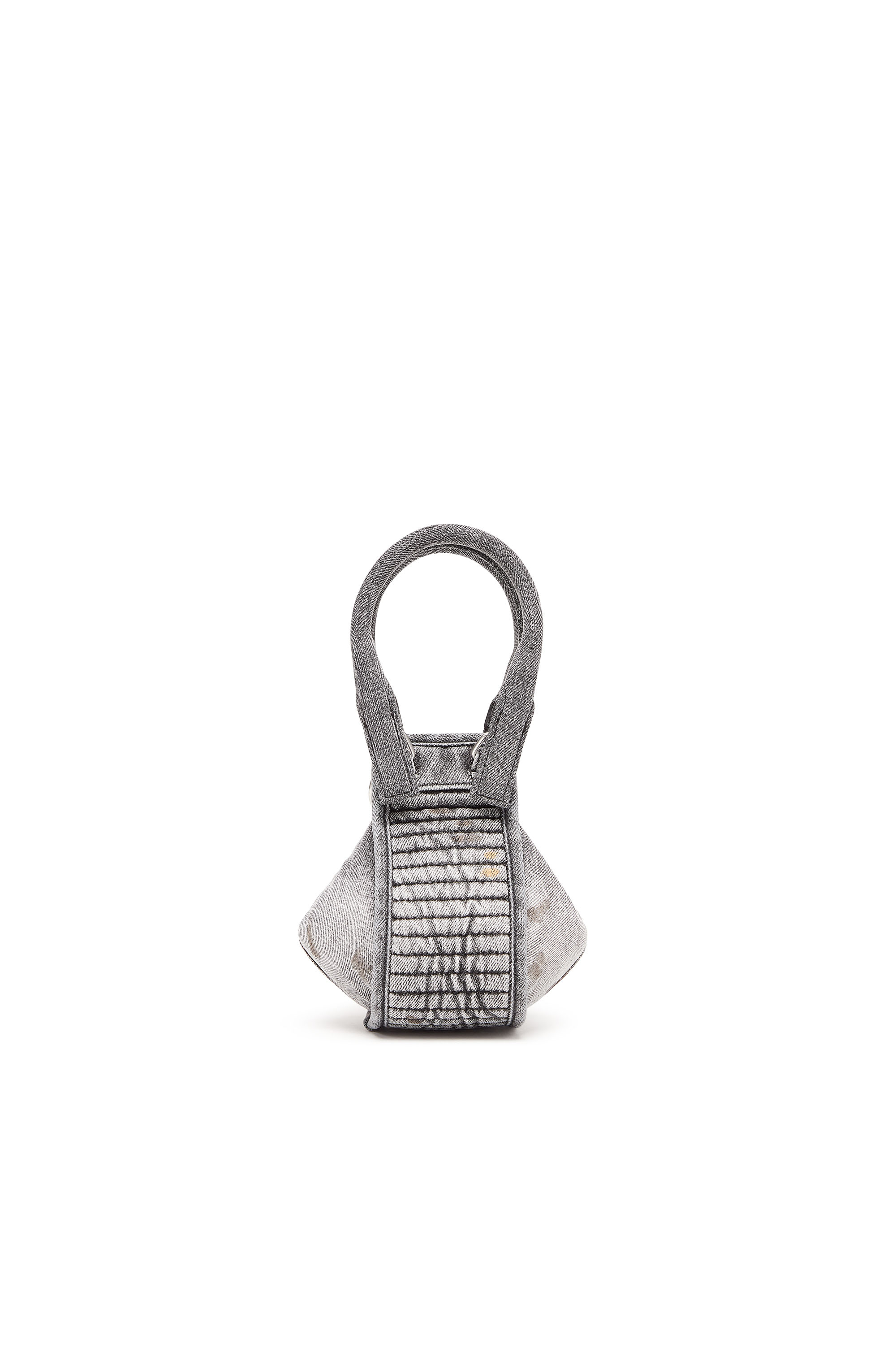 Diesel - D-VINA-XXS, Woman's D-Vina-XXS - Slouchy micro bag in solarised denim in Black - 2