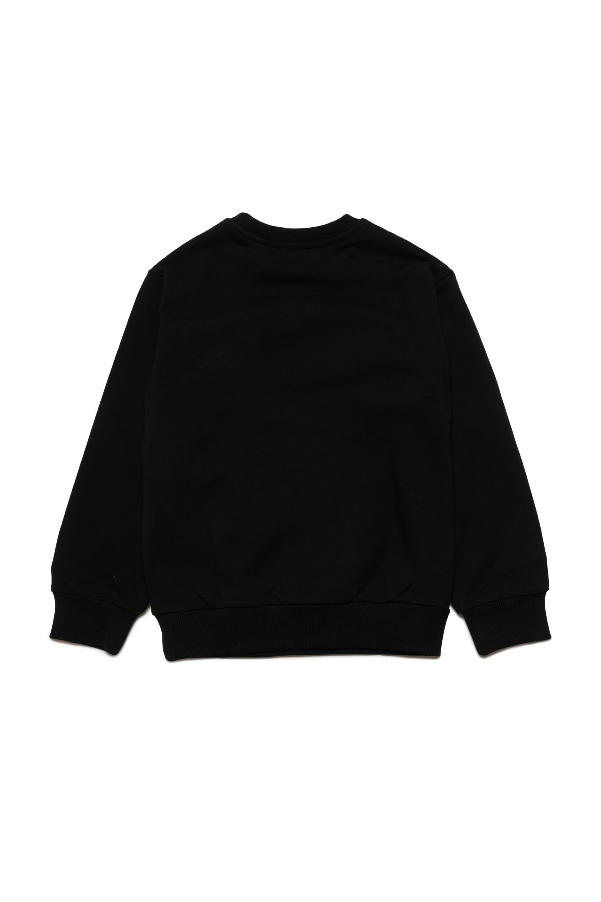 Diesel - LSFORT DI OVER, Unisex's Sweatshirt with logo print in Black - 2