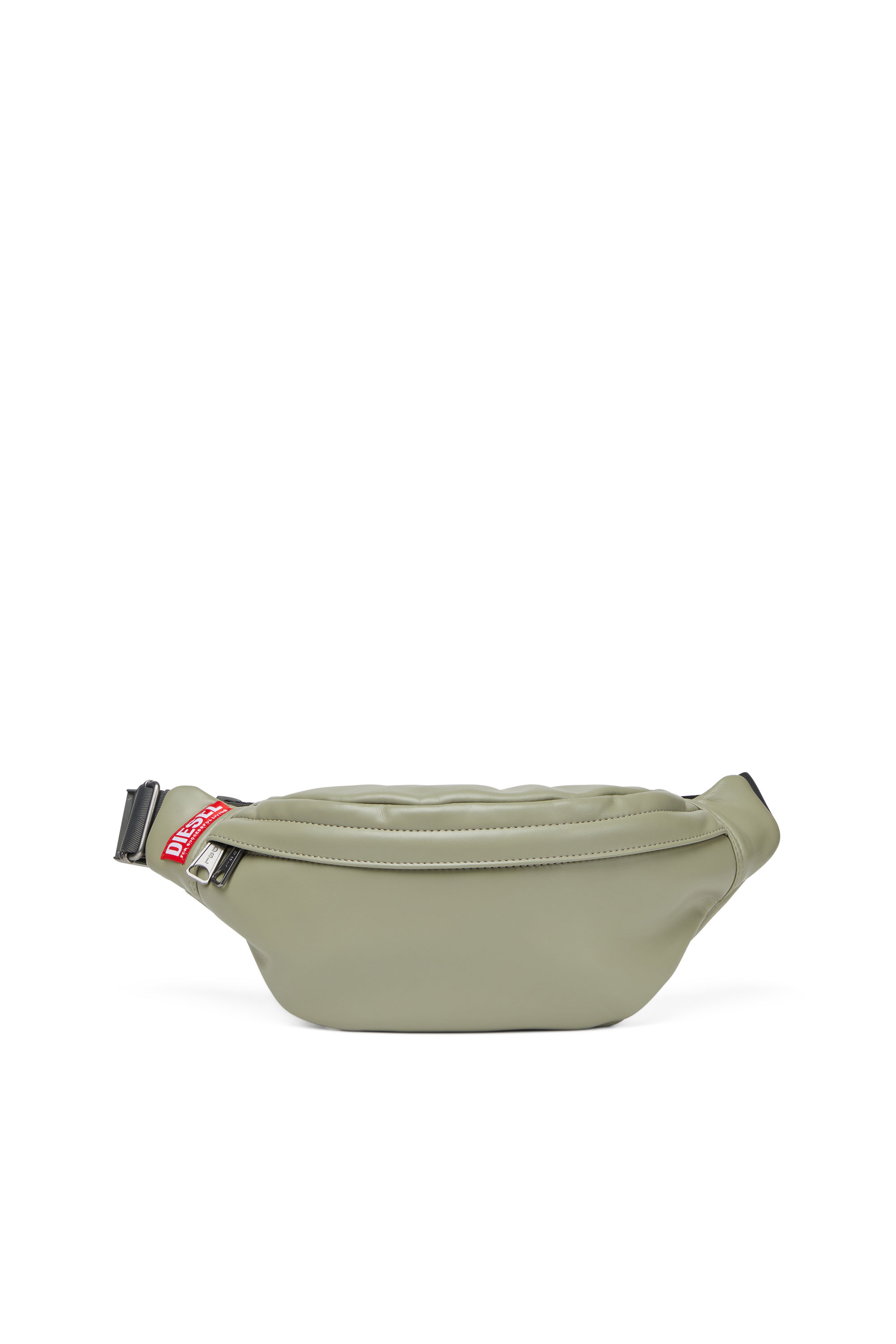 Diesel - RAVE BELTBAG, Man's Rave Beltbag - Belt bag in recycled materials in Beige - 1